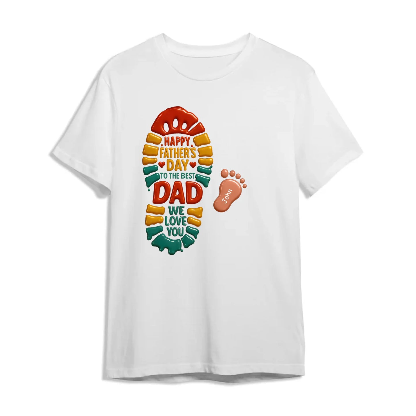 Happy Father's Day to the best Dad, We Love You Shirt, Custom Choo