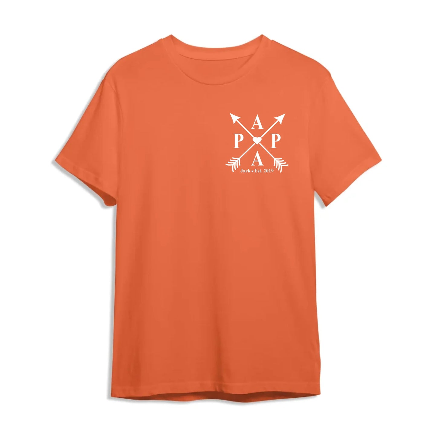 Dad's Edition: T-shirt with the child's name and year of birth, Happy Father's Day, Custom Choo