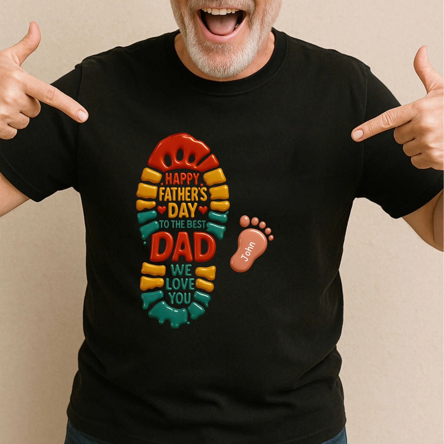 Happy Father's Day to the best Dad, We Love You Shirt, Custom Choo