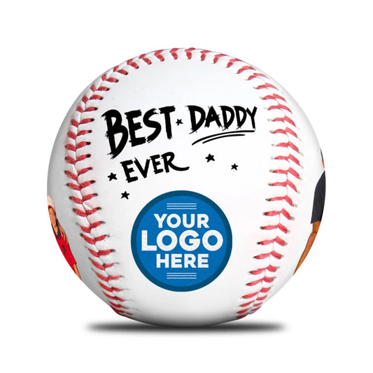 Best Dad Ever,Happy Father's Day, Personalized Baseball, Custom Choo