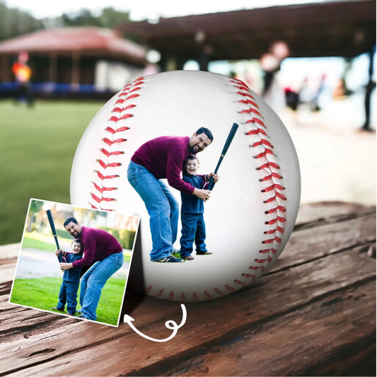 You're My MVP ,Happy Father's Day, Personalized Baseball, Custom Choo