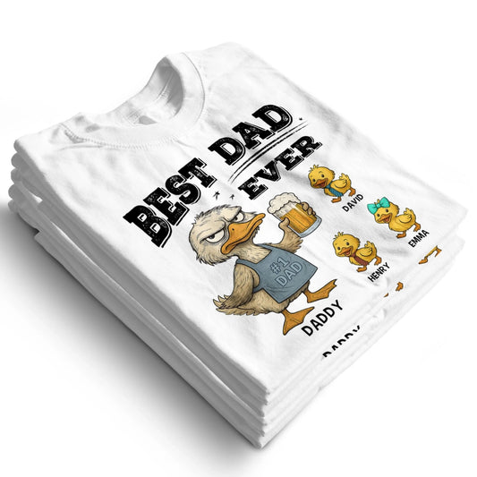 Best Dad Ever, No1 Dad, Personalized Shirt Happy Father's Day, Custom Choo