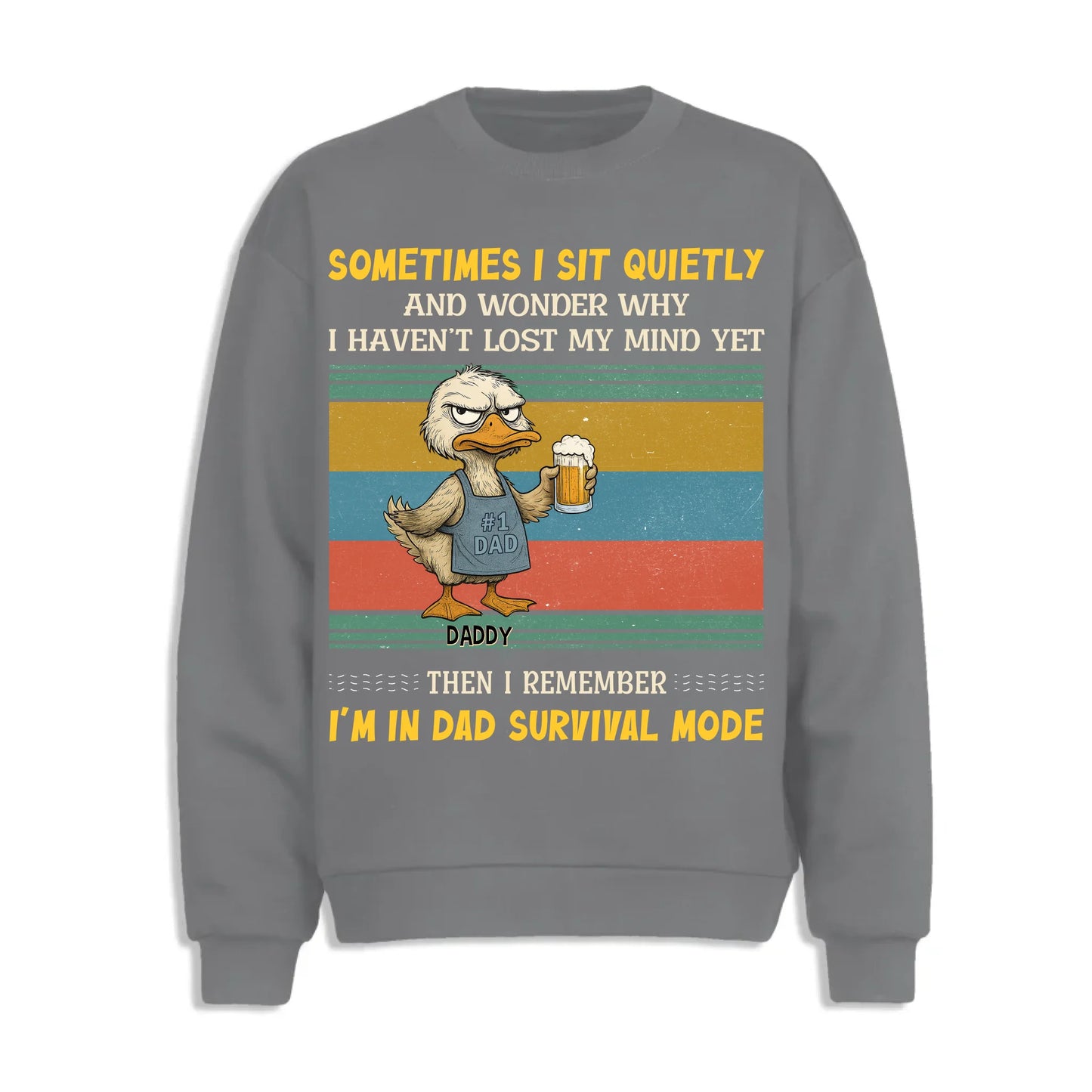Sometimes I sit quietly and wonder why..., Personalized Shirt, Happy Father's Day - Custom Choo