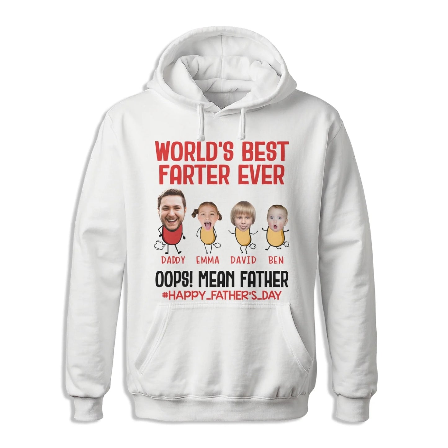 WORLD'S BEST FARTER EVER, PERSONALIZED SHIRT, HAPPY FATHER'S DAY - Custom Choo