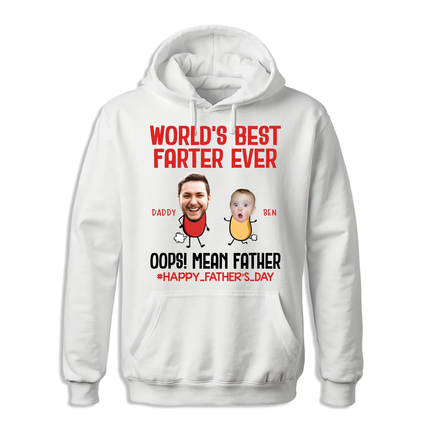 WORLD'S BEST FARTER EVER, PERSONALIZED SHIRT, HAPPY FATHER'S DAY - Custom Choo