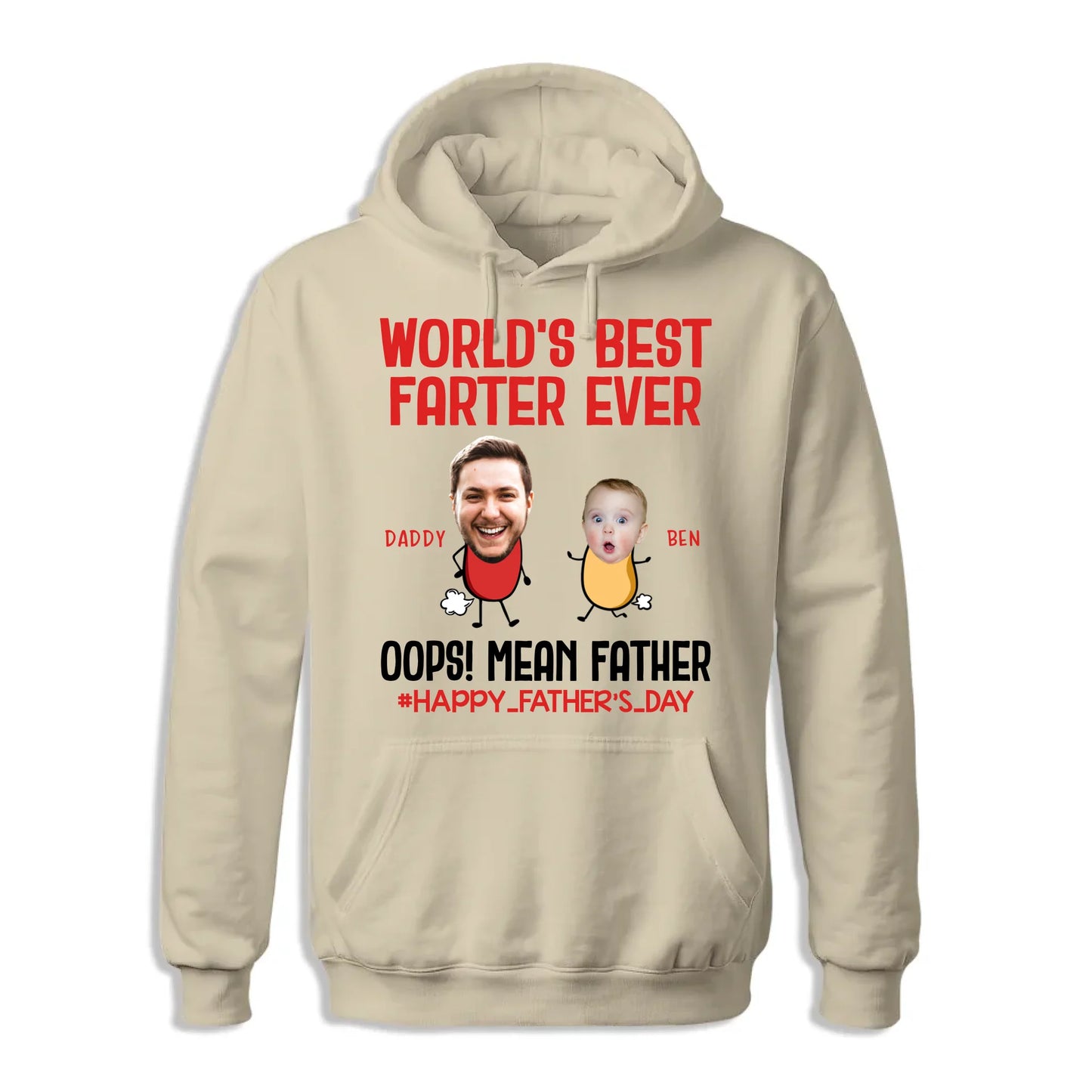 WORLD'S BEST FARTER EVER, PERSONALIZED SHIRT, HAPPY FATHER'S DAY - Custom Choo