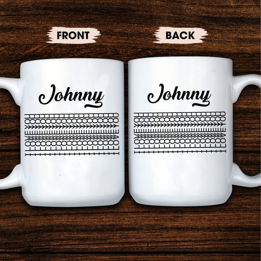 Hidden Funny Message Personalized Coffee Mug, Custom Choo