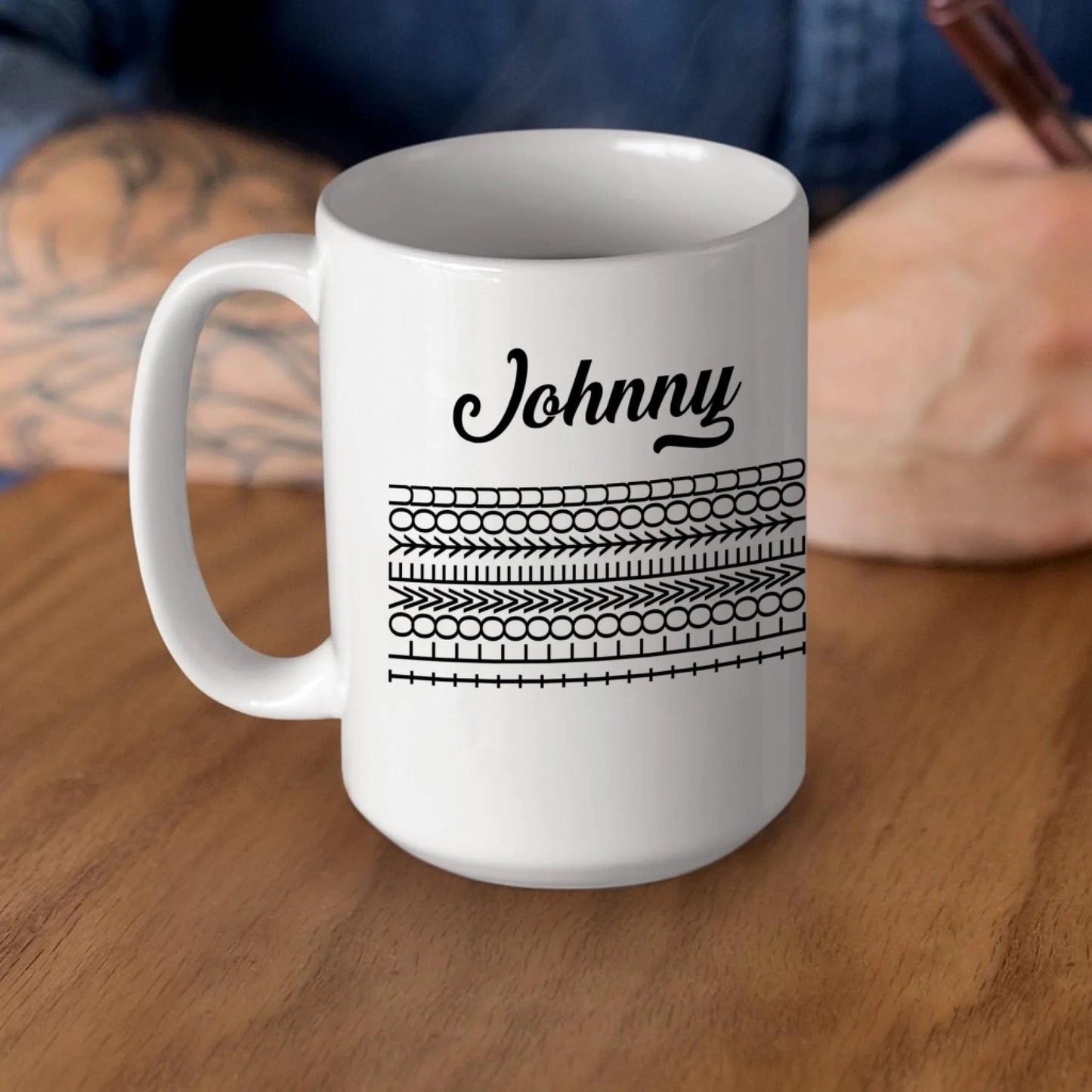 Hidden Funny Message Personalized Coffee Mug, Custom Choo