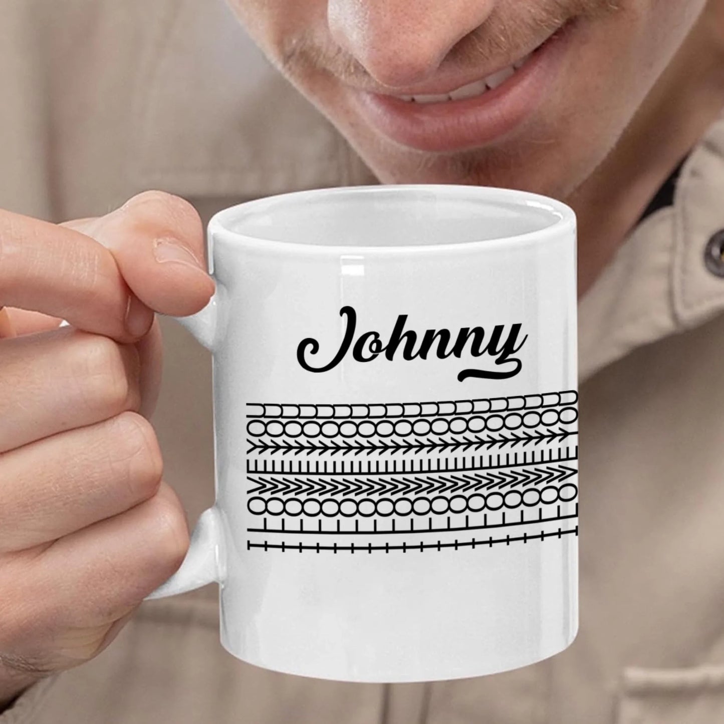 Hidden Funny Message Personalized Coffee Mug, Custom Choo