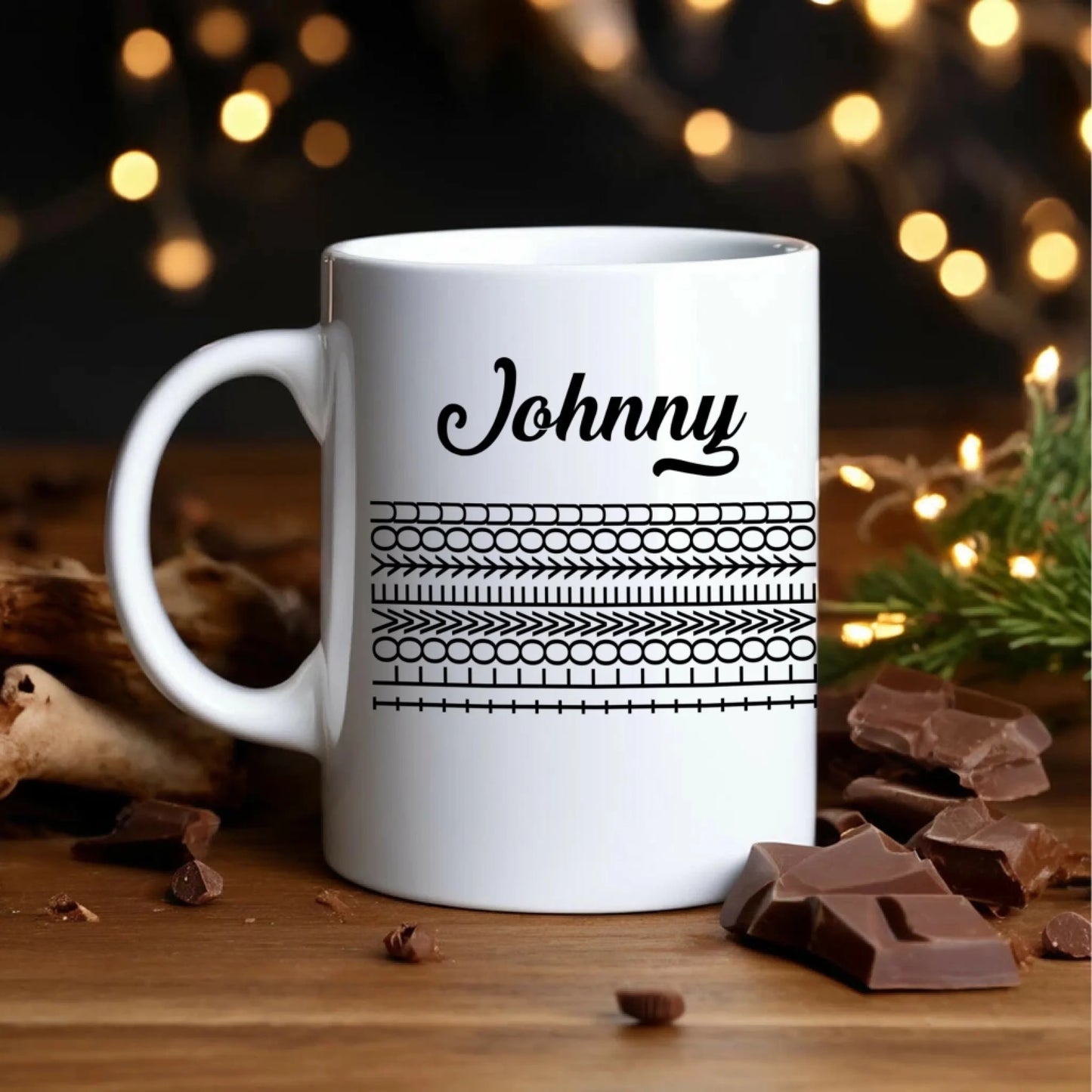 Hidden Funny Message Personalized Coffee Mug, Custom Choo