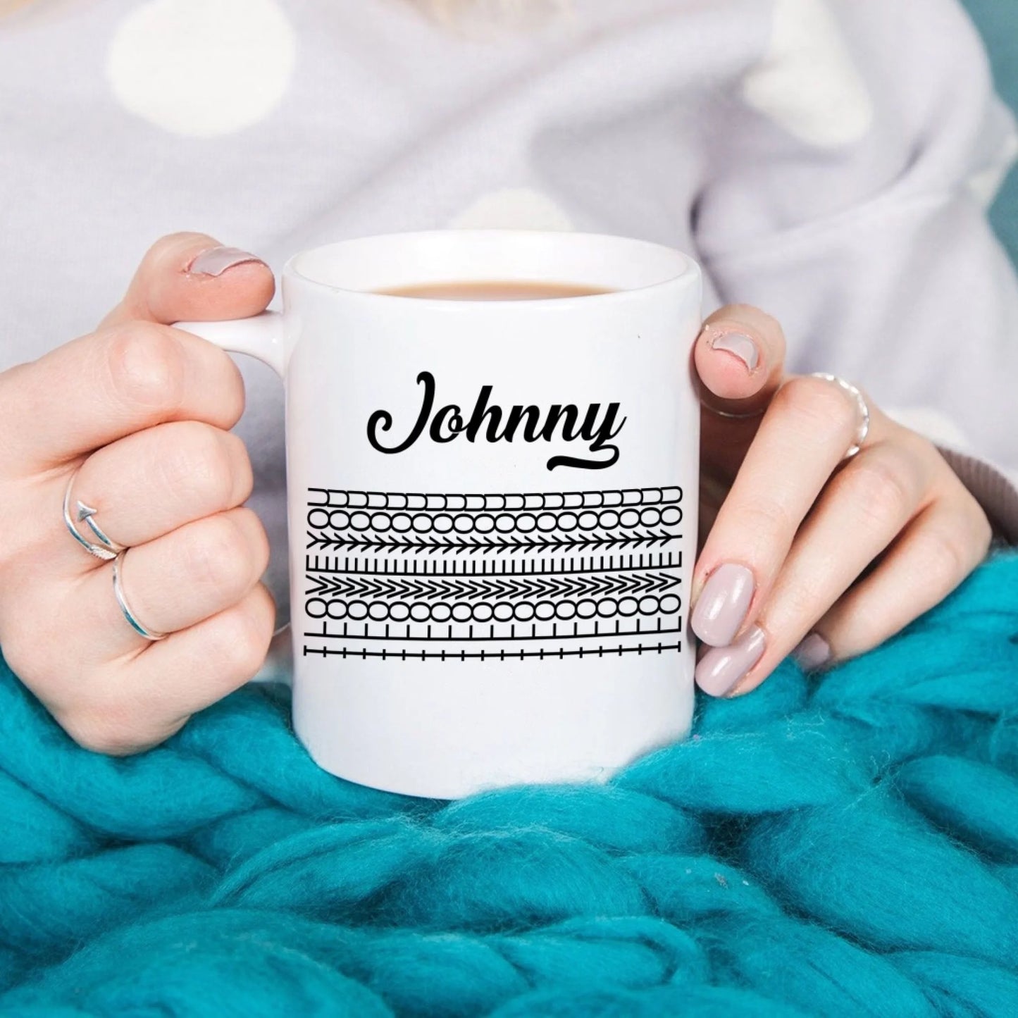 Hidden Funny Message Personalized Coffee Mug, Custom Choo