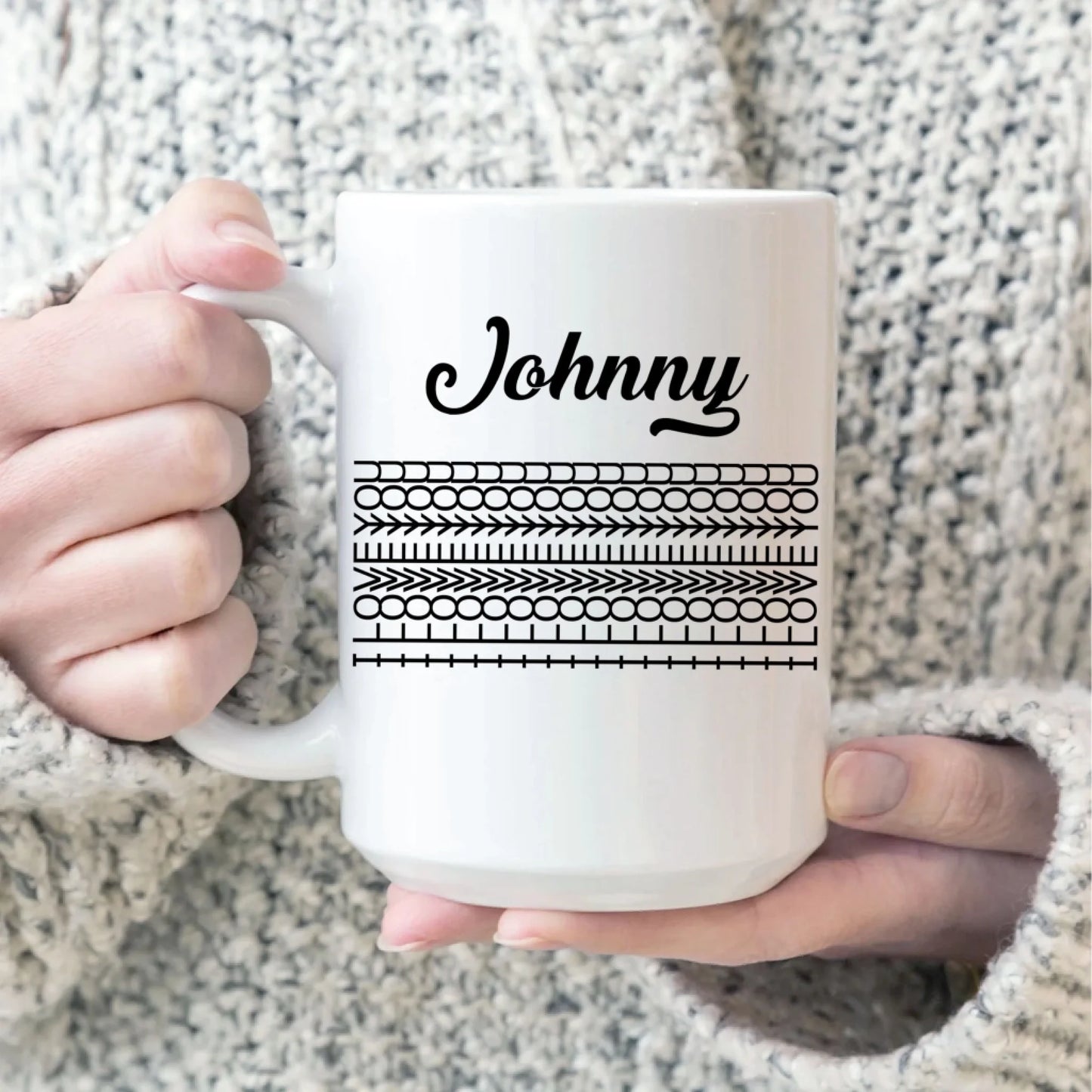 Hidden Funny Message Personalized Coffee Mug, Custom Choo