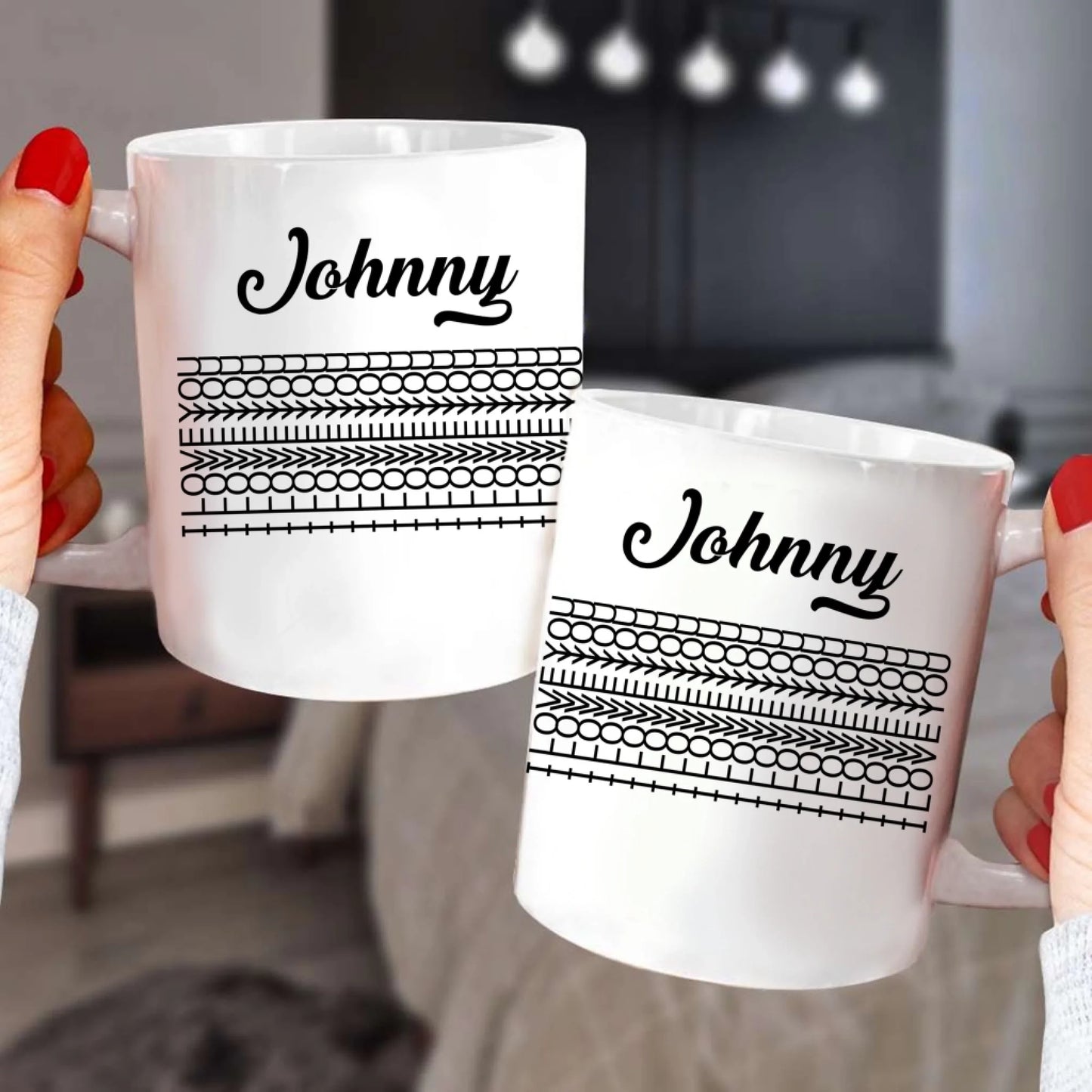 Hidden Funny Message Personalized Coffee Mug, Custom Choo