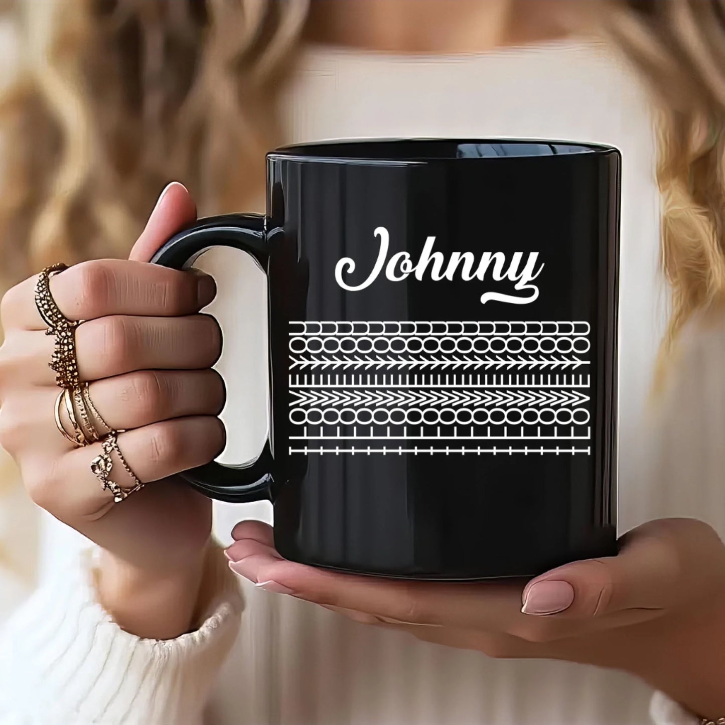 Hidden Funny Message Personalized Coffee Mug, Custom Choo