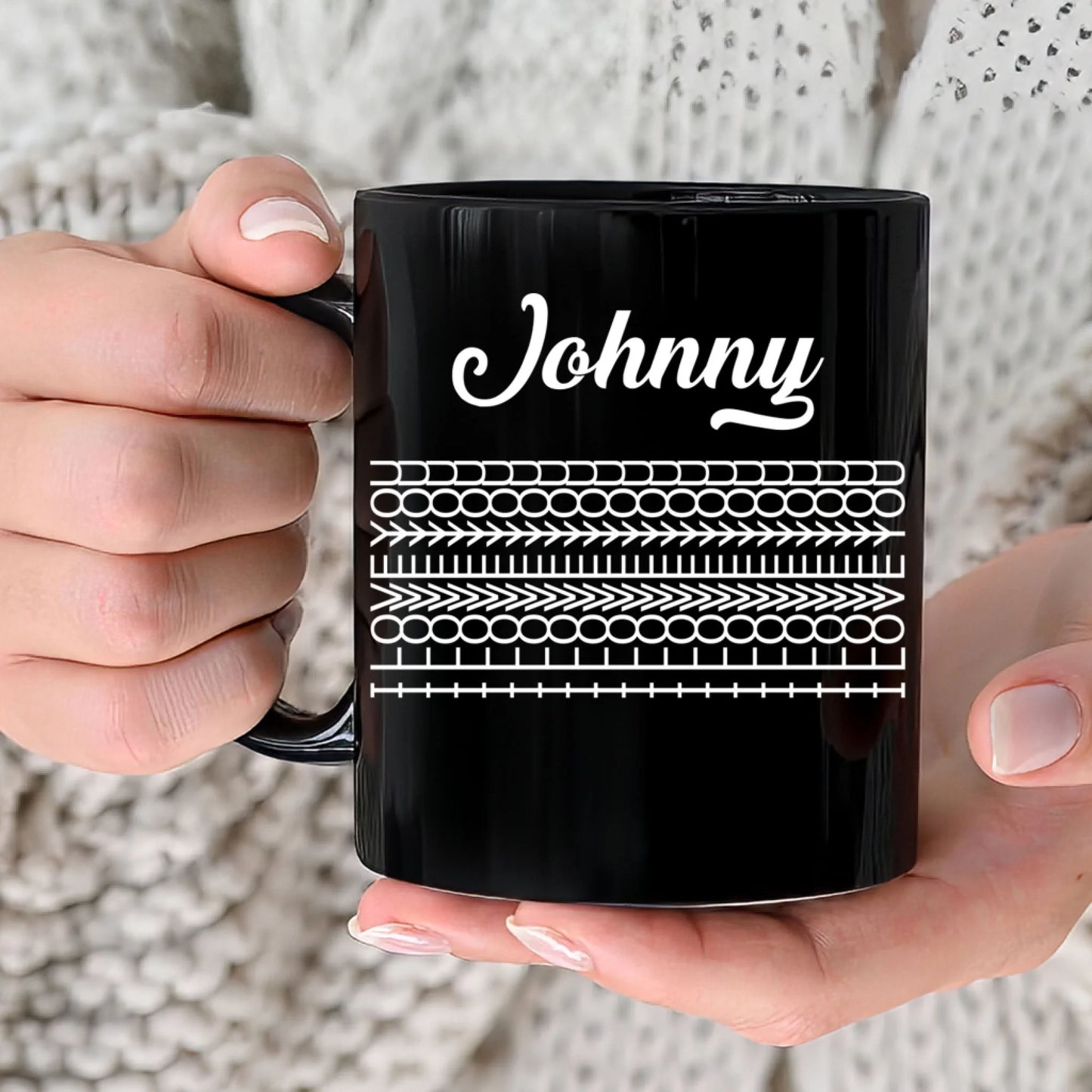 Hidden Funny Message Personalized Coffee Mug, Custom Choo