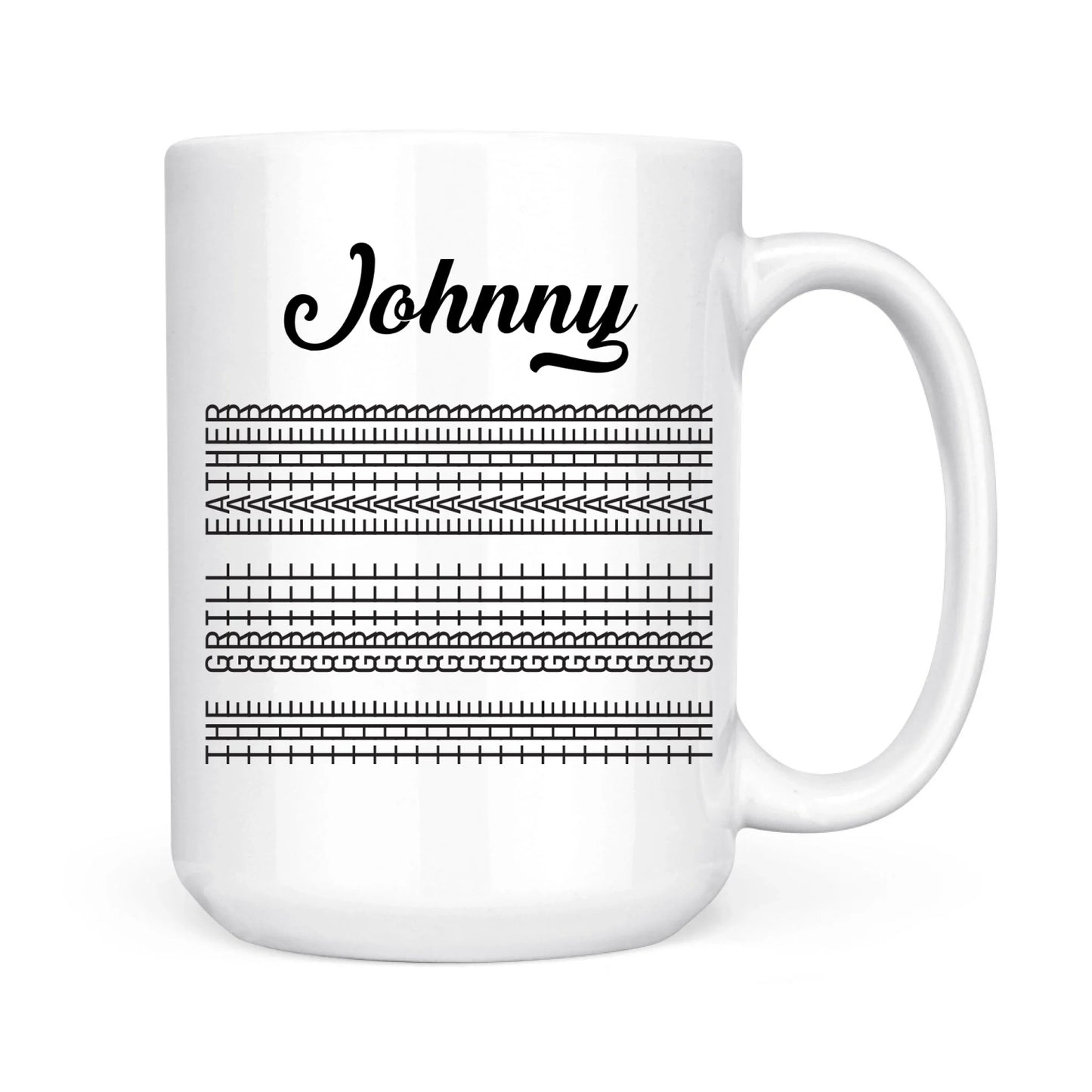 Hidden Funny Message, The Grill Father, Personalized Coffee Mug - Custom Choo