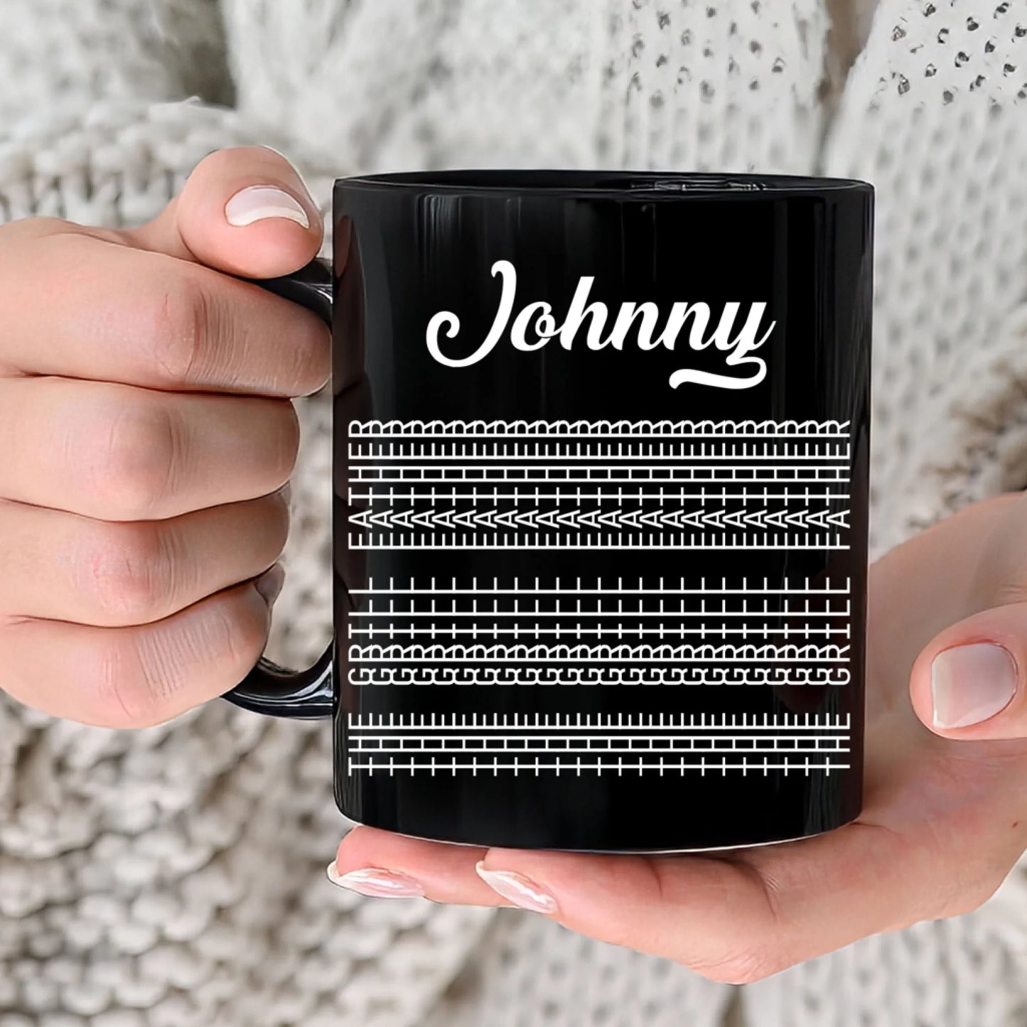 Hidden Funny Message, The Grill Father, Personalized Coffee Mug - Custom Choo