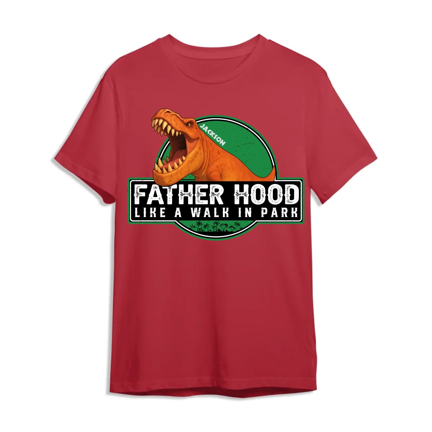 Father Hood Like A Walk In Park, Personalized Shirt - Custom Choo