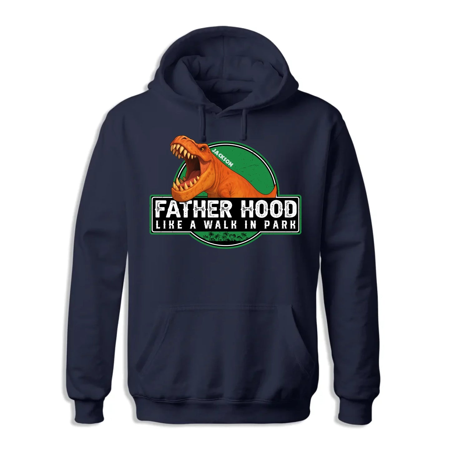 Father Hood Like A Walk In Park, Personalized Shirt - Custom Choo