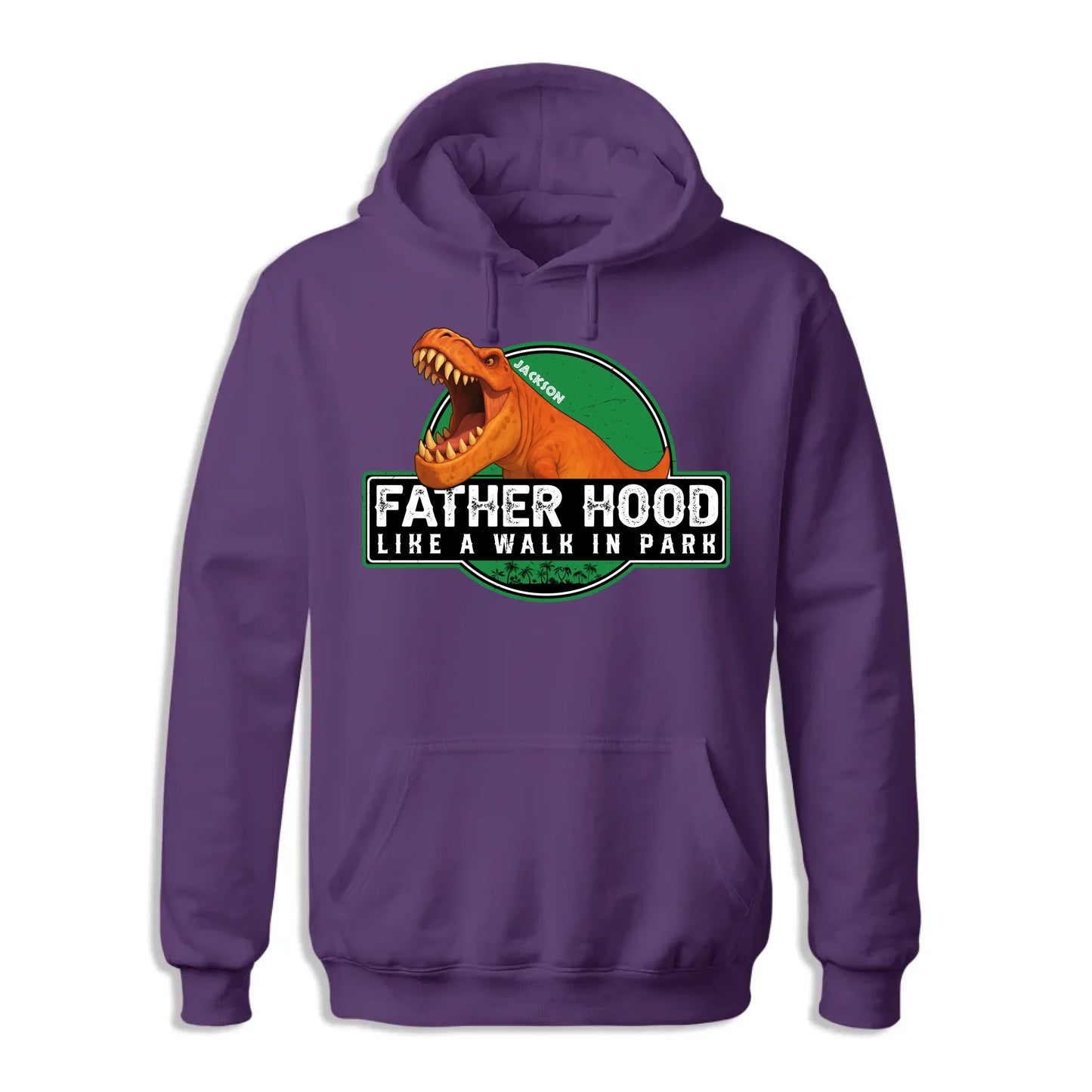Father Hood Like A Walk In Park, Personalized Shirt - Custom Choo