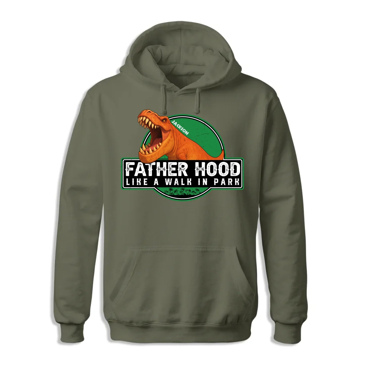 Father Hood Like A Walk In Park, Personalized Shirt - Custom Choo