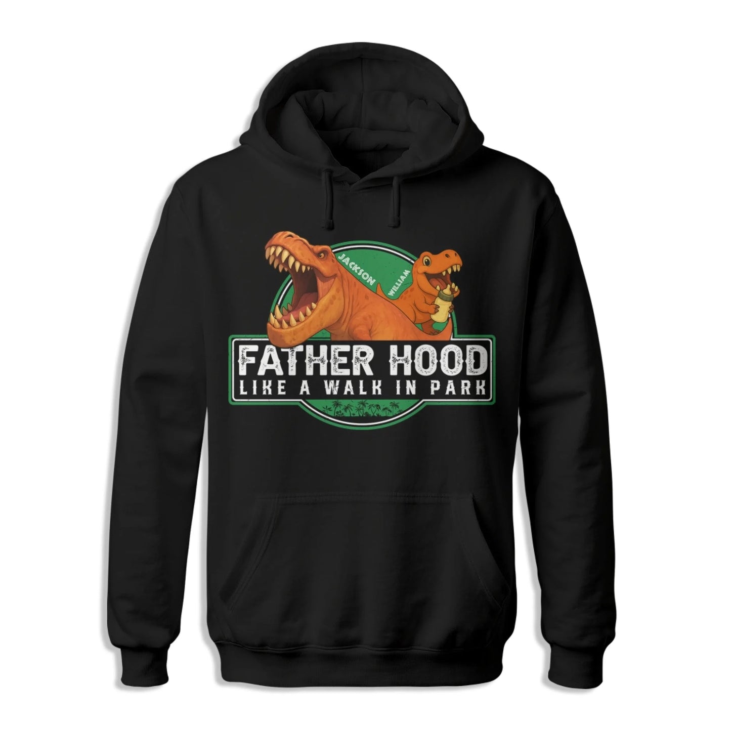 Father Hood Like A Walk In Park, Personalized Shirt - Custom Choo