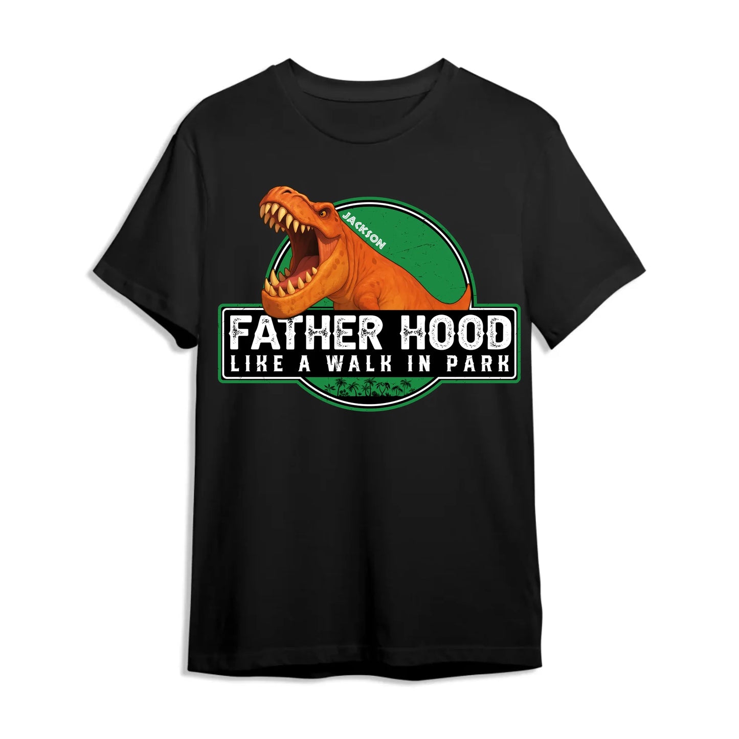 Father Hood Like A Walk In Park, Personalized Shirt - Custom Choo