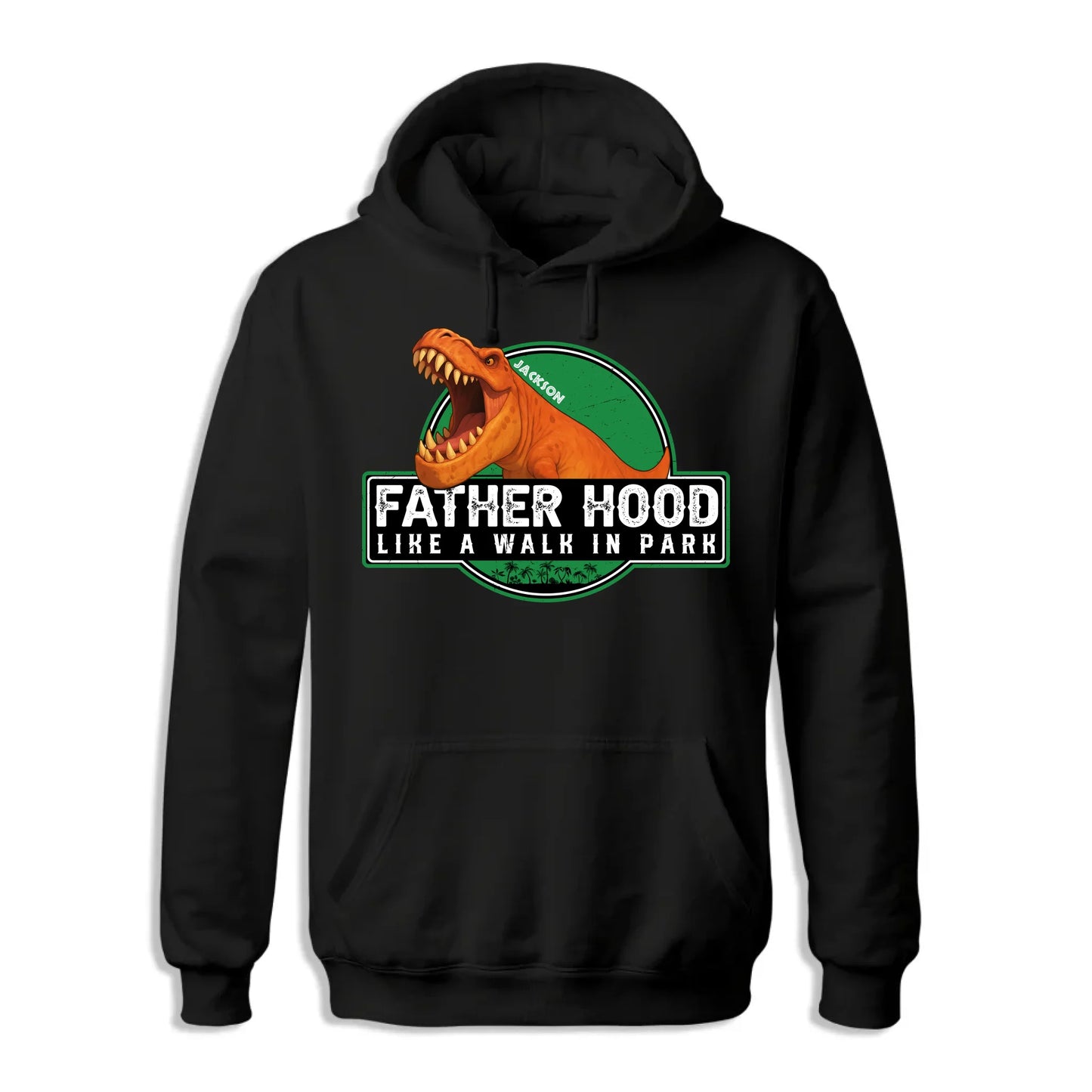 Father Hood Like A Walk In Park, Personalized Shirt - Custom Choo