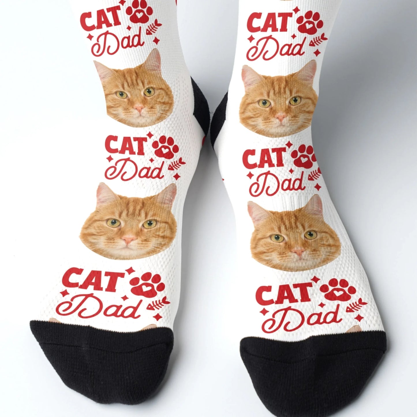 Personalized Face Socks, Funny Gift For Dad, Custom Choo