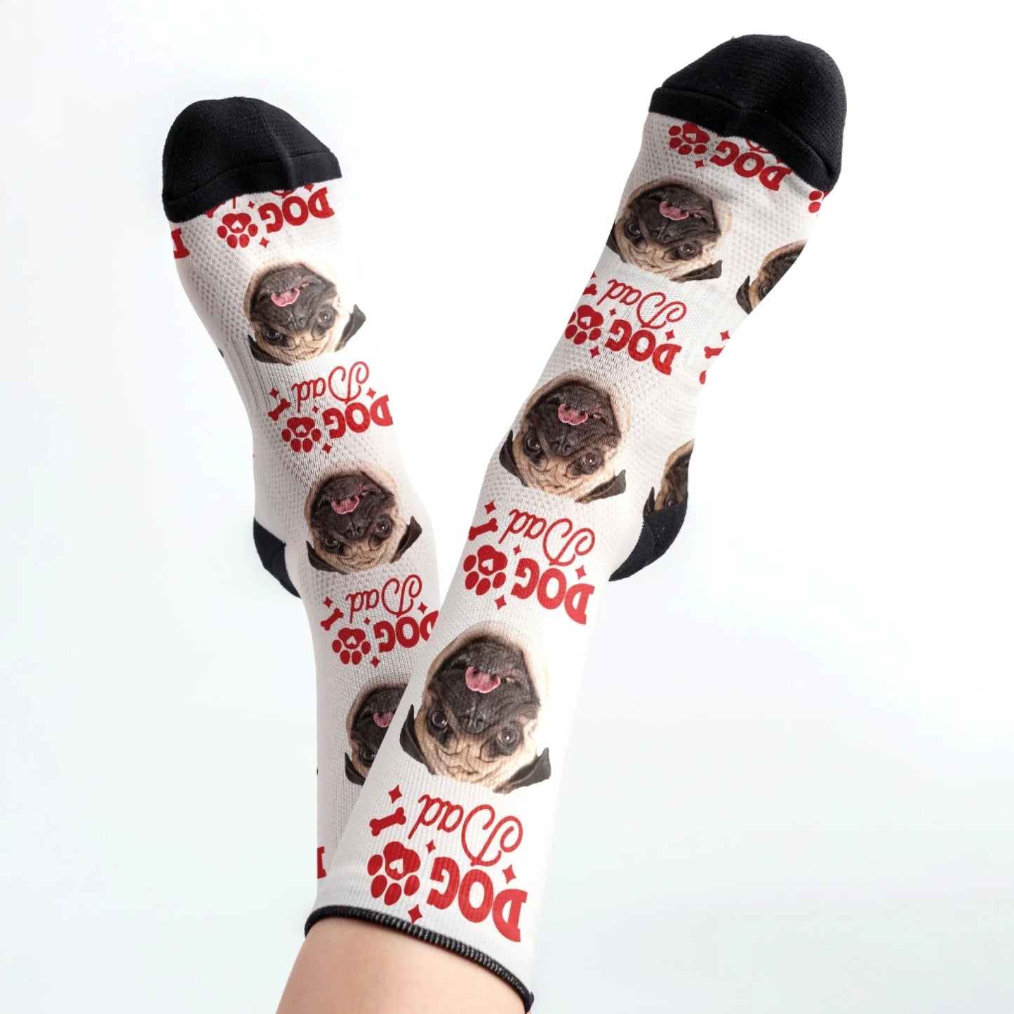 Personalized Face Socks, Funny Gift For Dad, Custom Choo