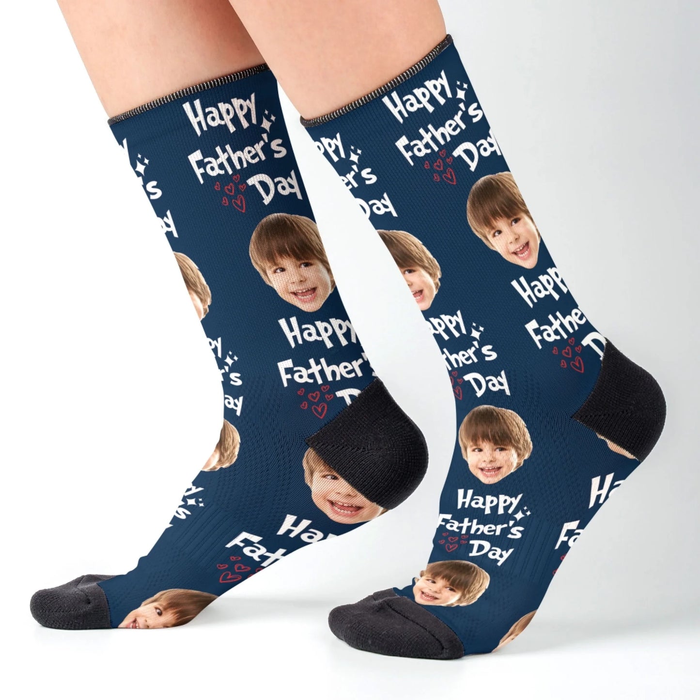 Personalized Face Socks, Funny Gift For Dad, Custom Choo