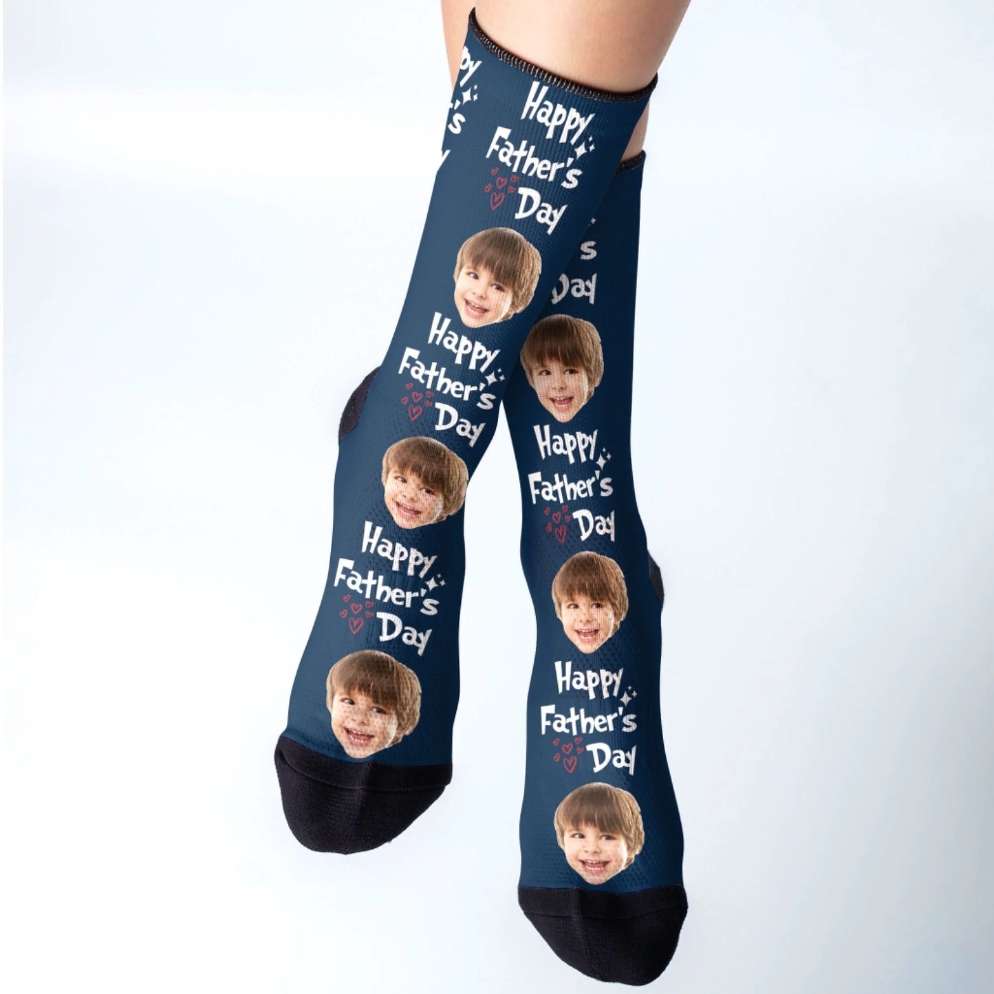 Personalized Face Socks, Funny Gift For Dad, Custom Choo