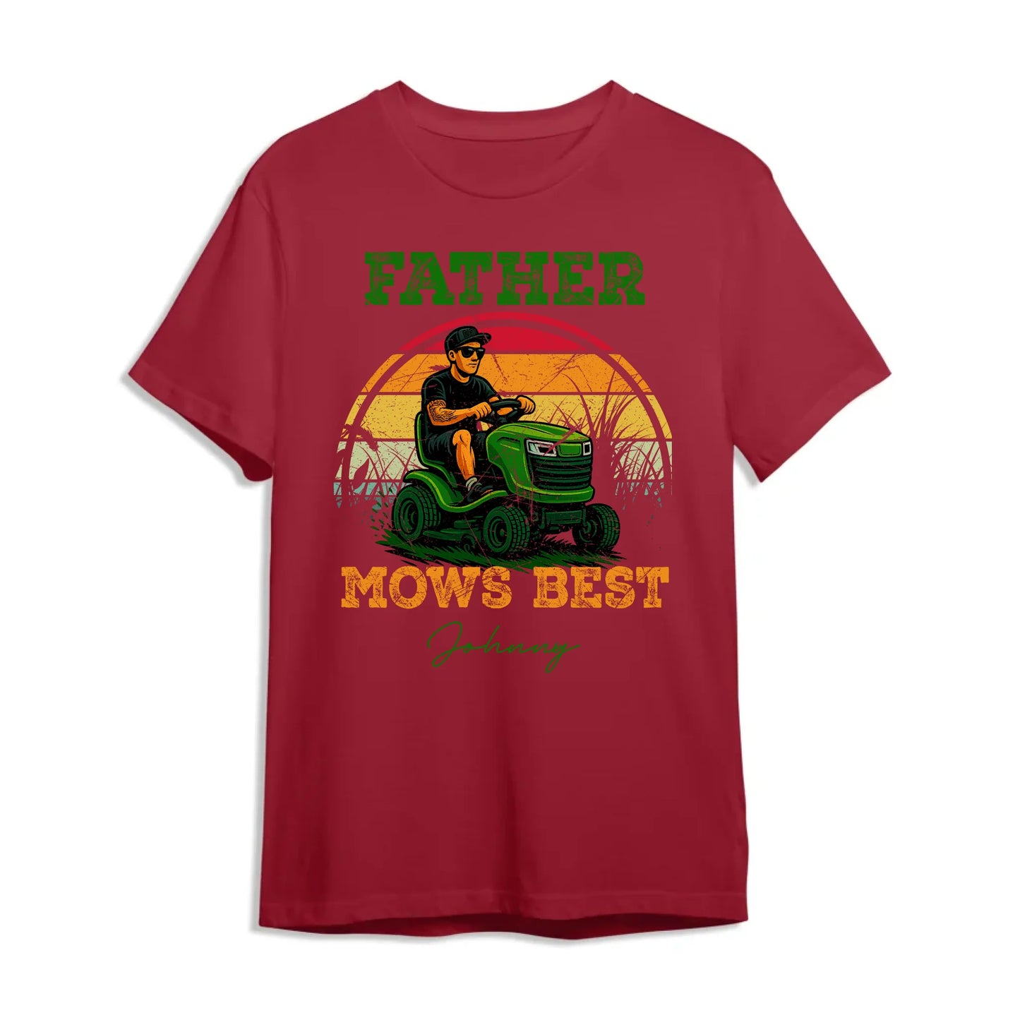 Father Mows Best - Gift For Dad, Father's Day - Custom Choo