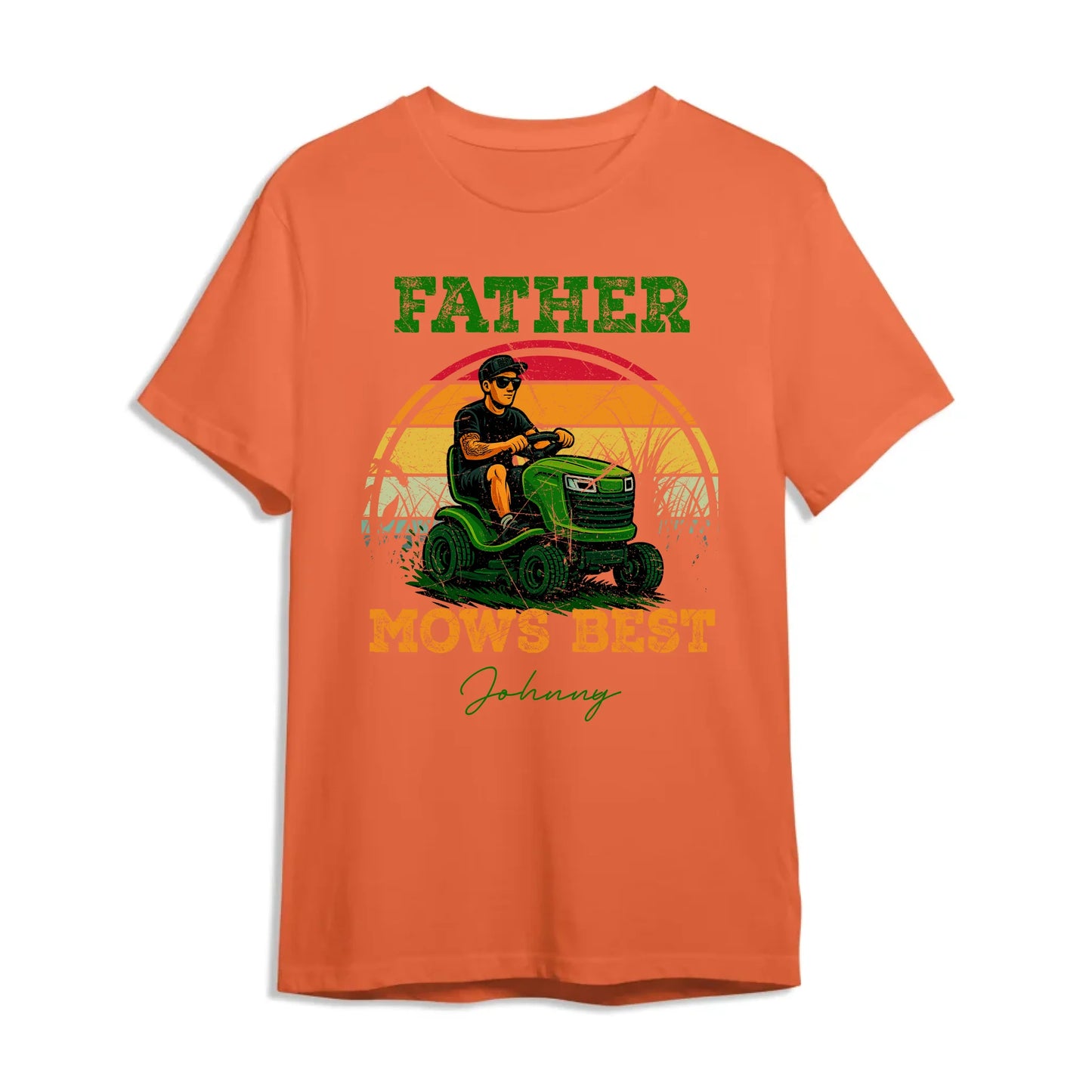 Father Mows Best - Gift For Dad, Father's Day - Custom Choo