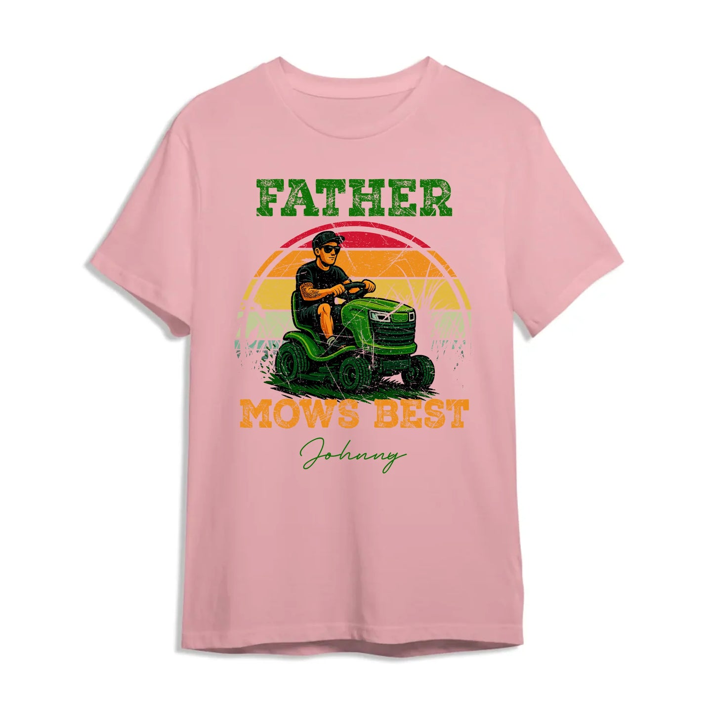 Father Mows Best - Gift For Dad, Father's Day - Custom Choo