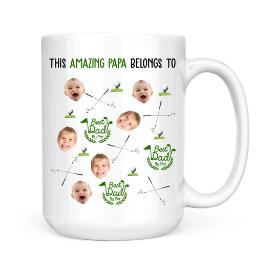 This amazing papa belongs to.., Gift for dad, Father's day, Custom Choo