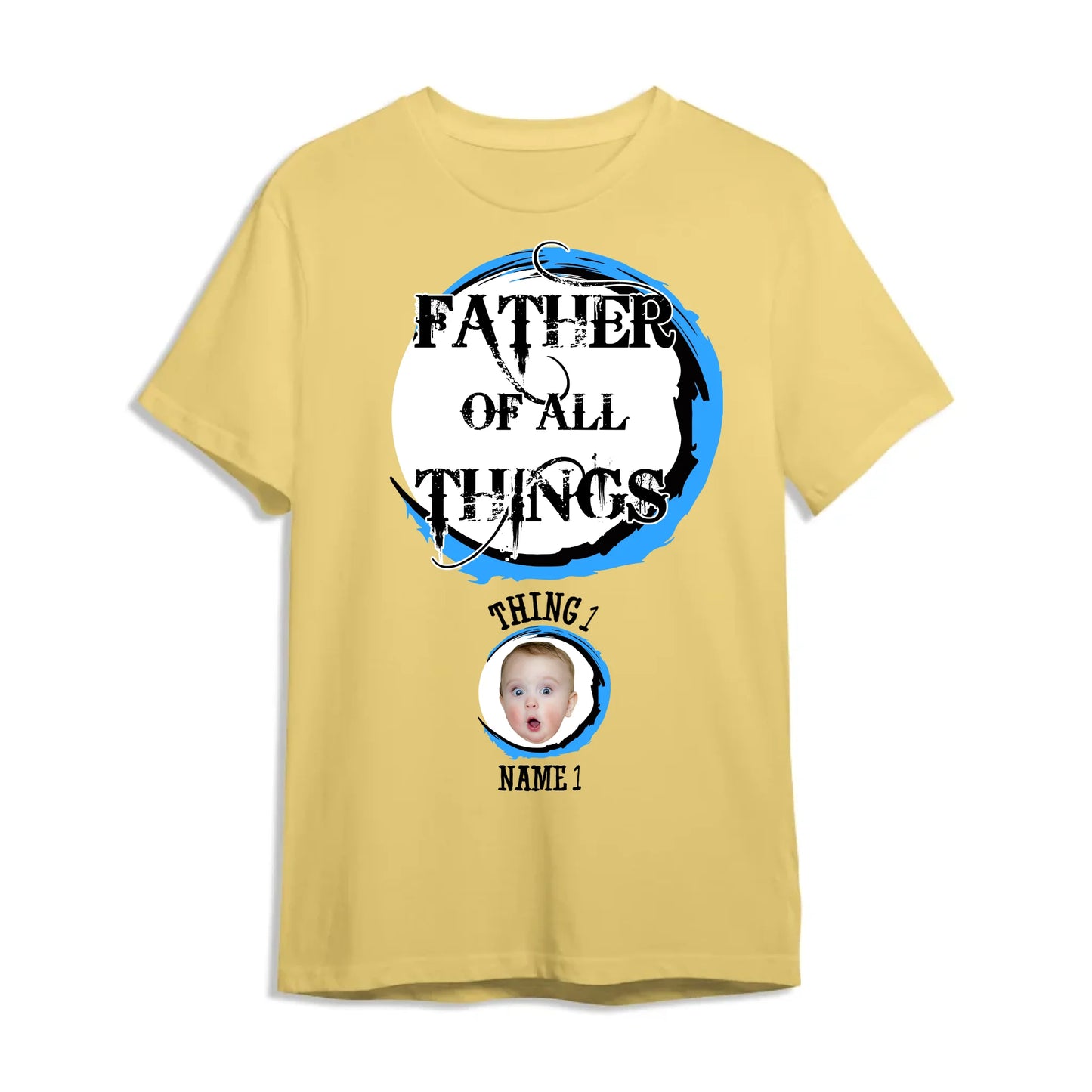 Personalized Father Of All The Things, Custom Kid's Photo And Name - Custom Choo