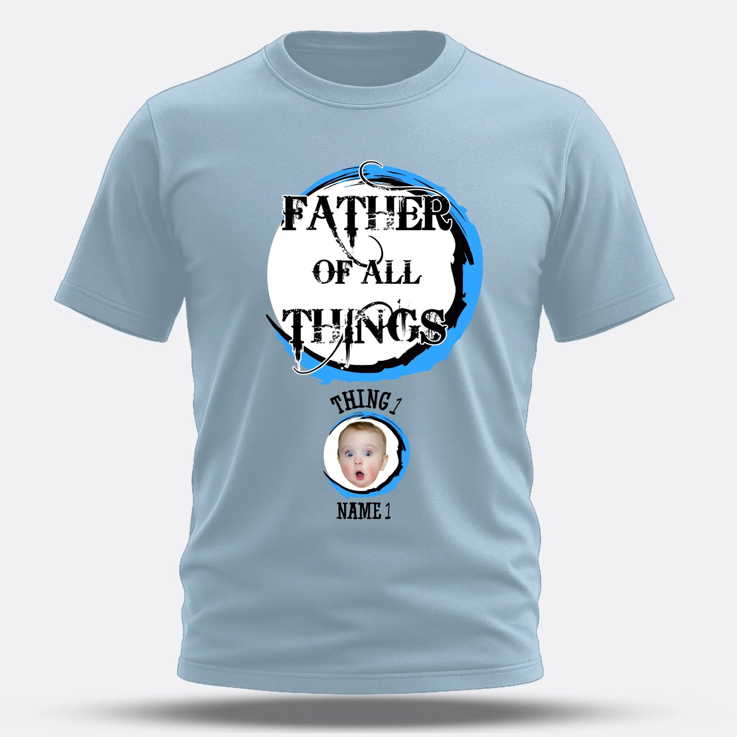 Personalized Father Of All The Things, Custom Kid's Photo And Name - Custom Choo