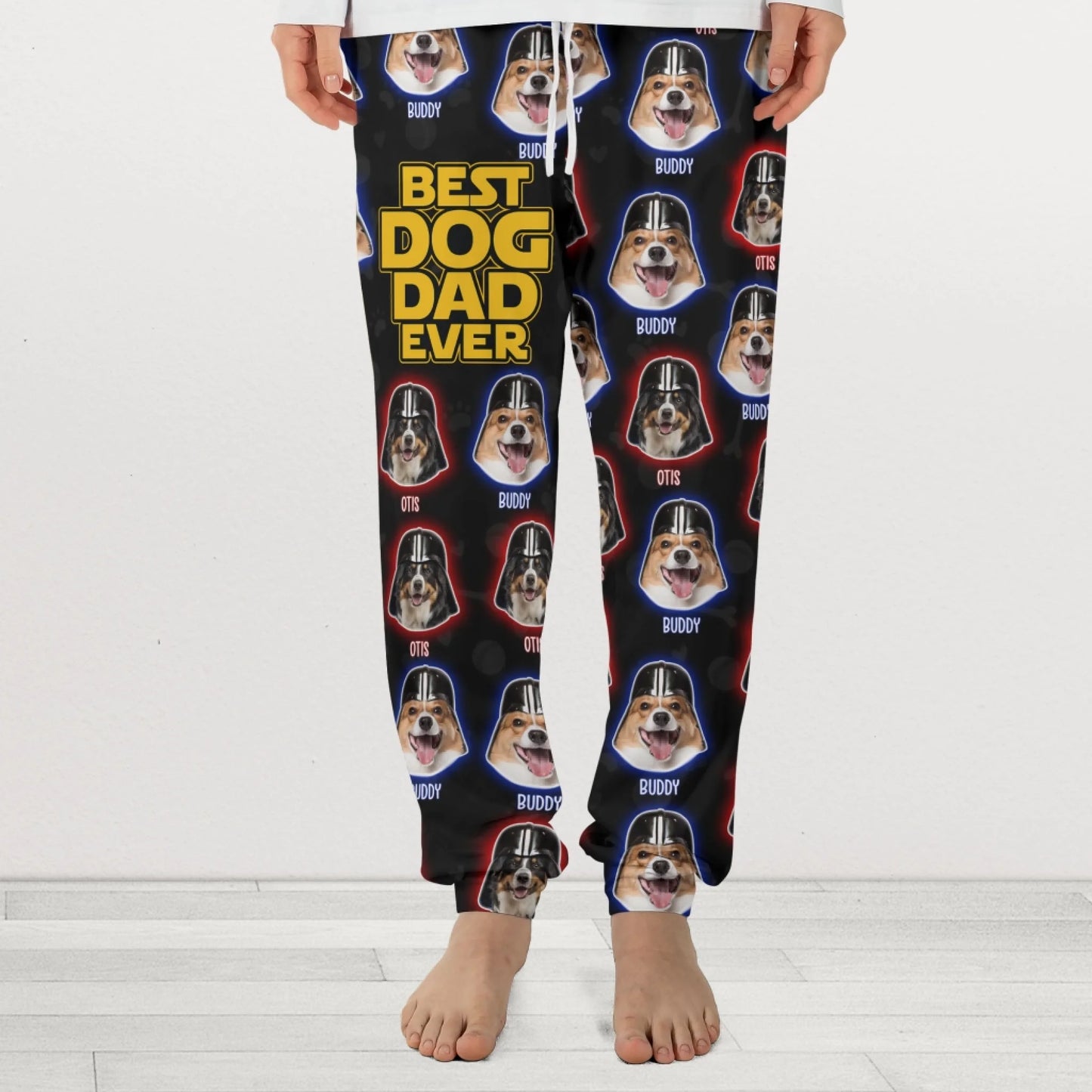 Best Dog Dad Ever, Sweatpants gift for Dad, Custom Choo