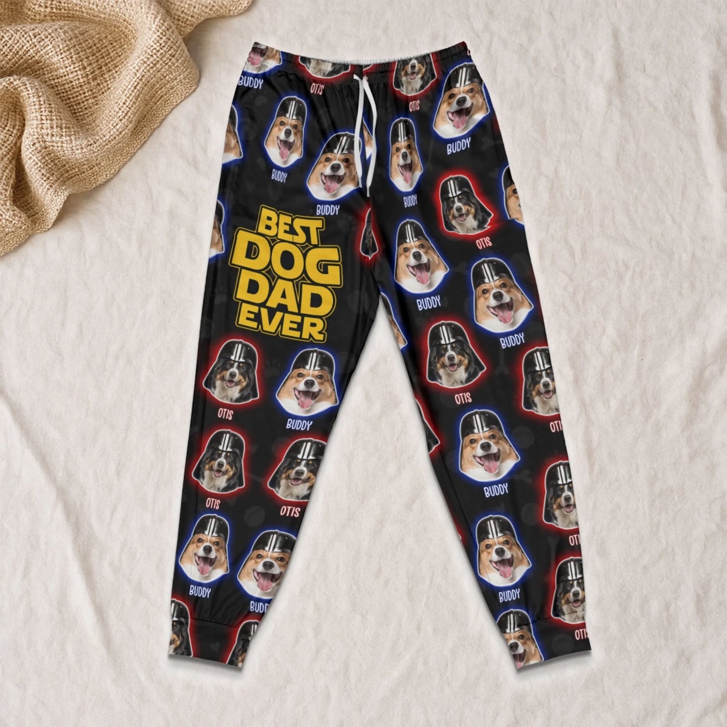 Best Dog Dad Ever, Sweatpants gift for Dad, Custom Choo