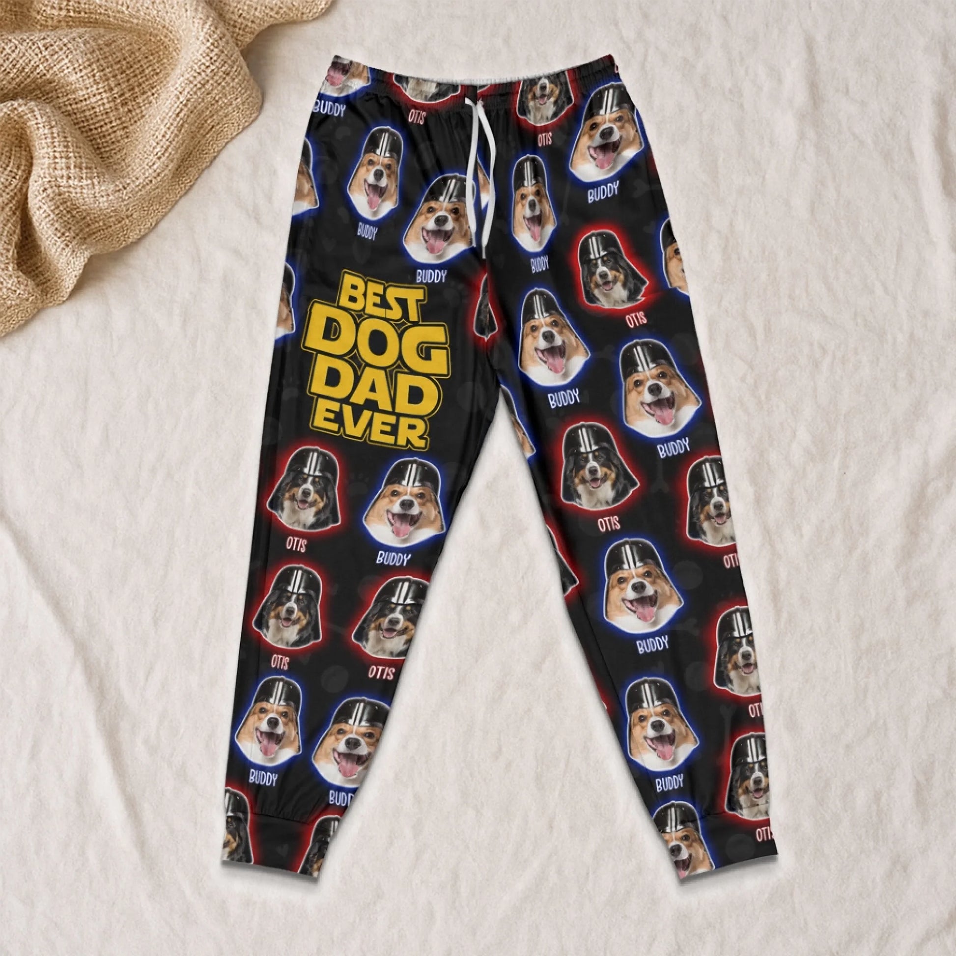 Best Dog Dad Ever, Sweatpants gift for Dad, Custom Choo