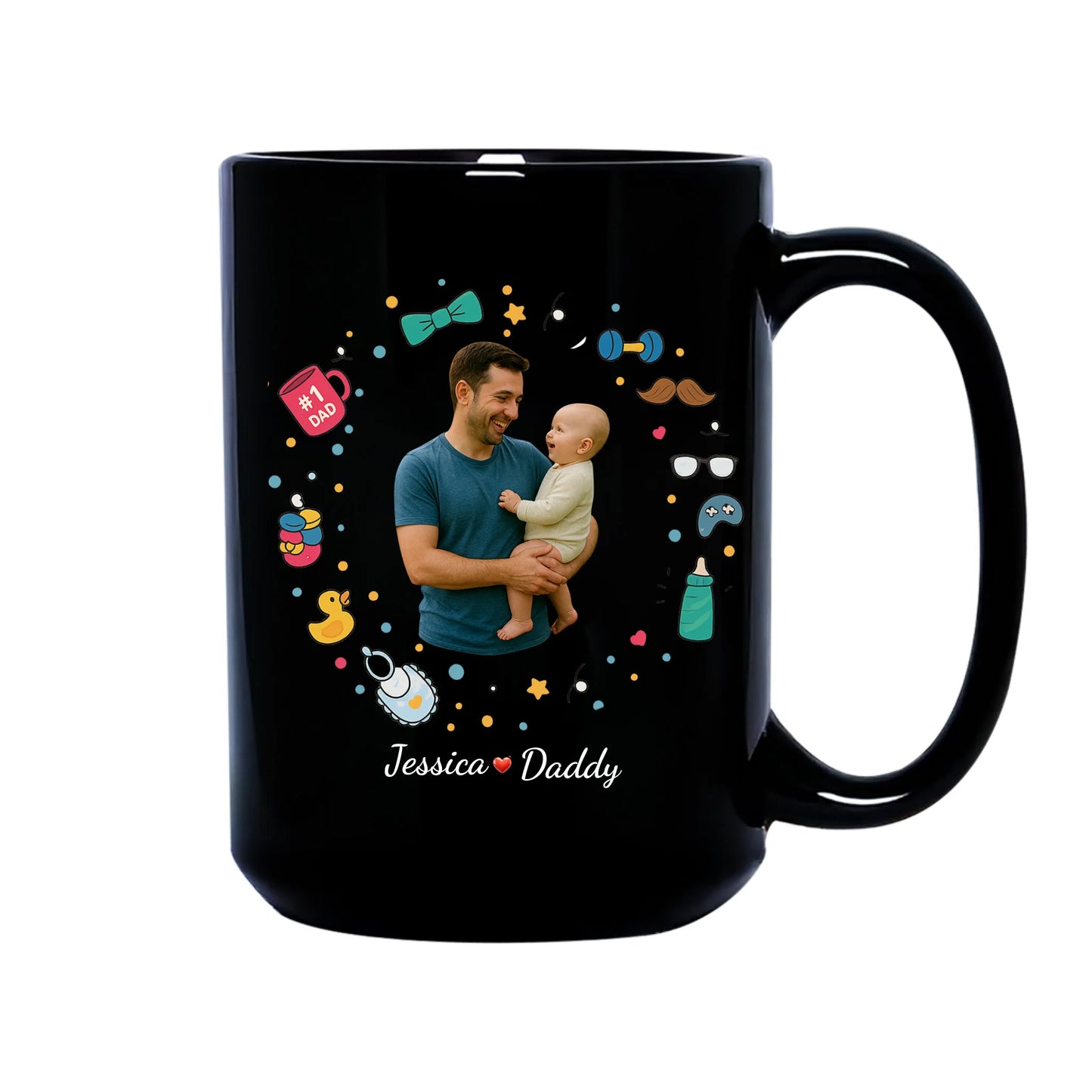 Our First Father's Day Together, Mug Gift For Dad - Custom Choo