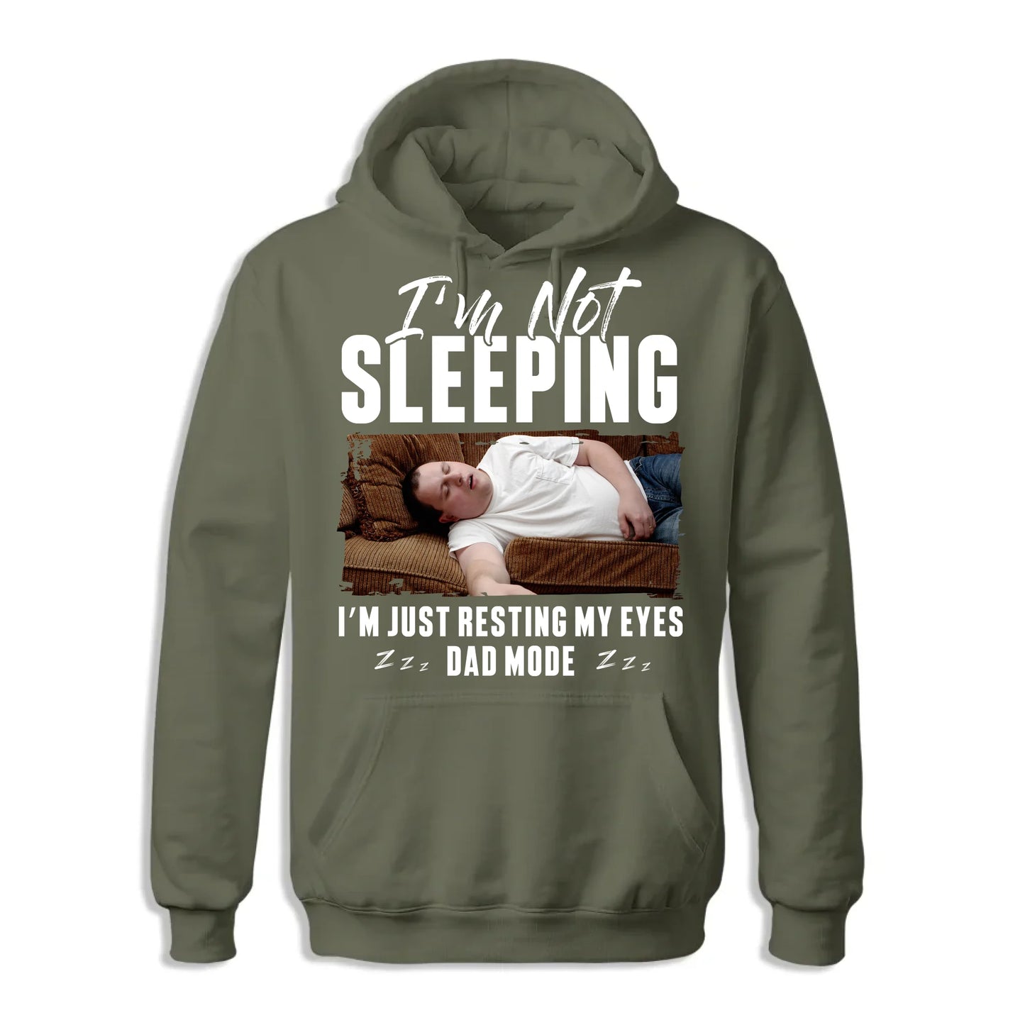 I'm Not Sleeping I'm Just Resting My Eyes Dad Mode, Personalized Shirt - Custom Choo