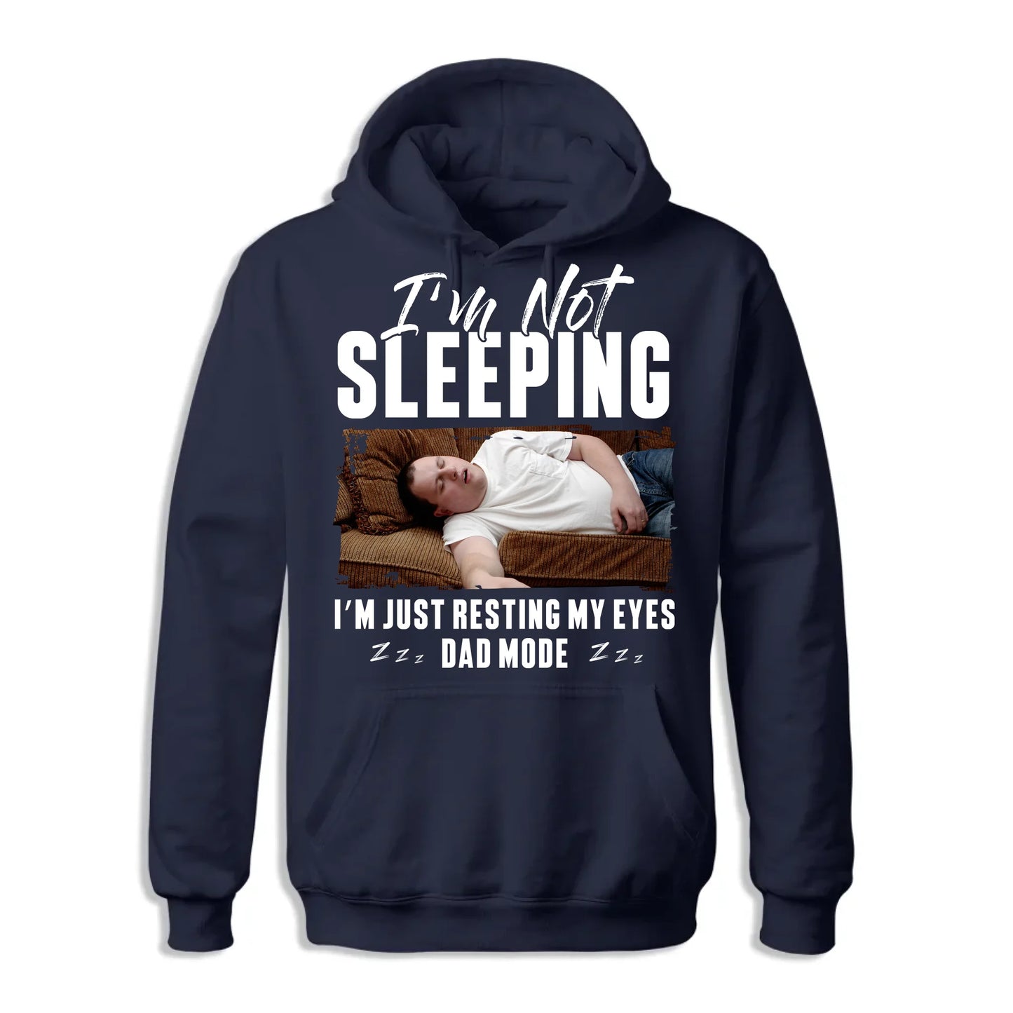 I'm Not Sleeping I'm Just Resting My Eyes Dad Mode, Personalized Shirt - Custom Choo