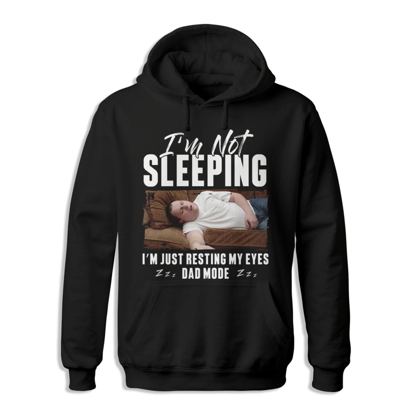 I'm Not Sleeping I'm Just Resting My Eyes Dad Mode, Personalized Shirt - Custom Choo