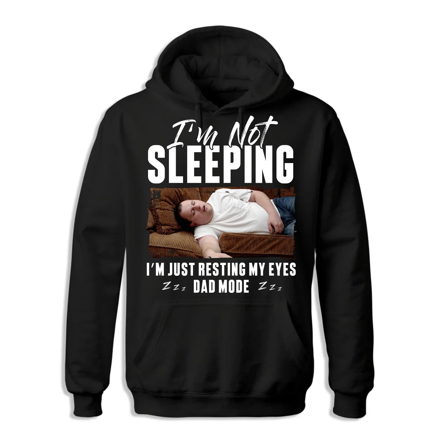 I'm Not Sleeping I'm Just Resting My Eyes Dad Mode, Personalized Shirt - Custom Choo