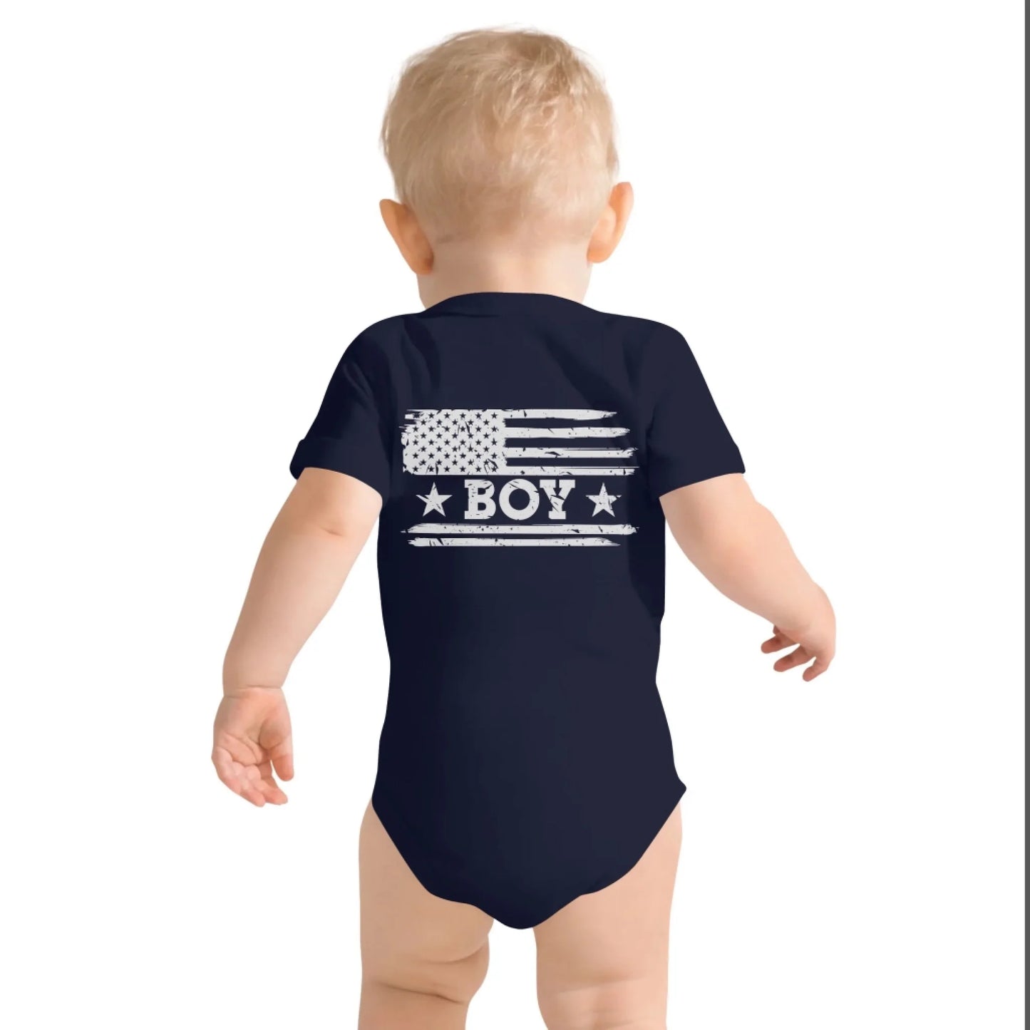 Personalized American Flag Dad & Boy, Girl T-Shirt Set – Father’s Day or Independence Day Gift Idea - Custom Choo