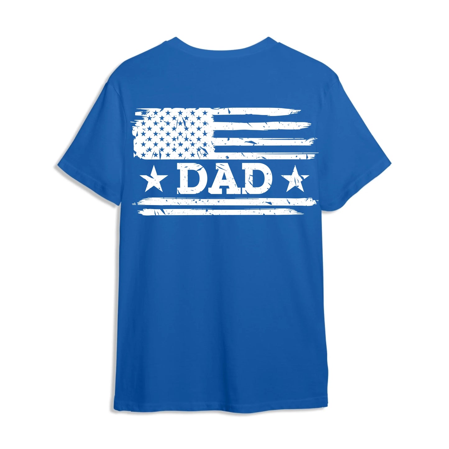Personalized American Flag Dad & Boy, Girl T-Shirt Set – Father’s Day or Independence Day Gift Idea - Custom Choo