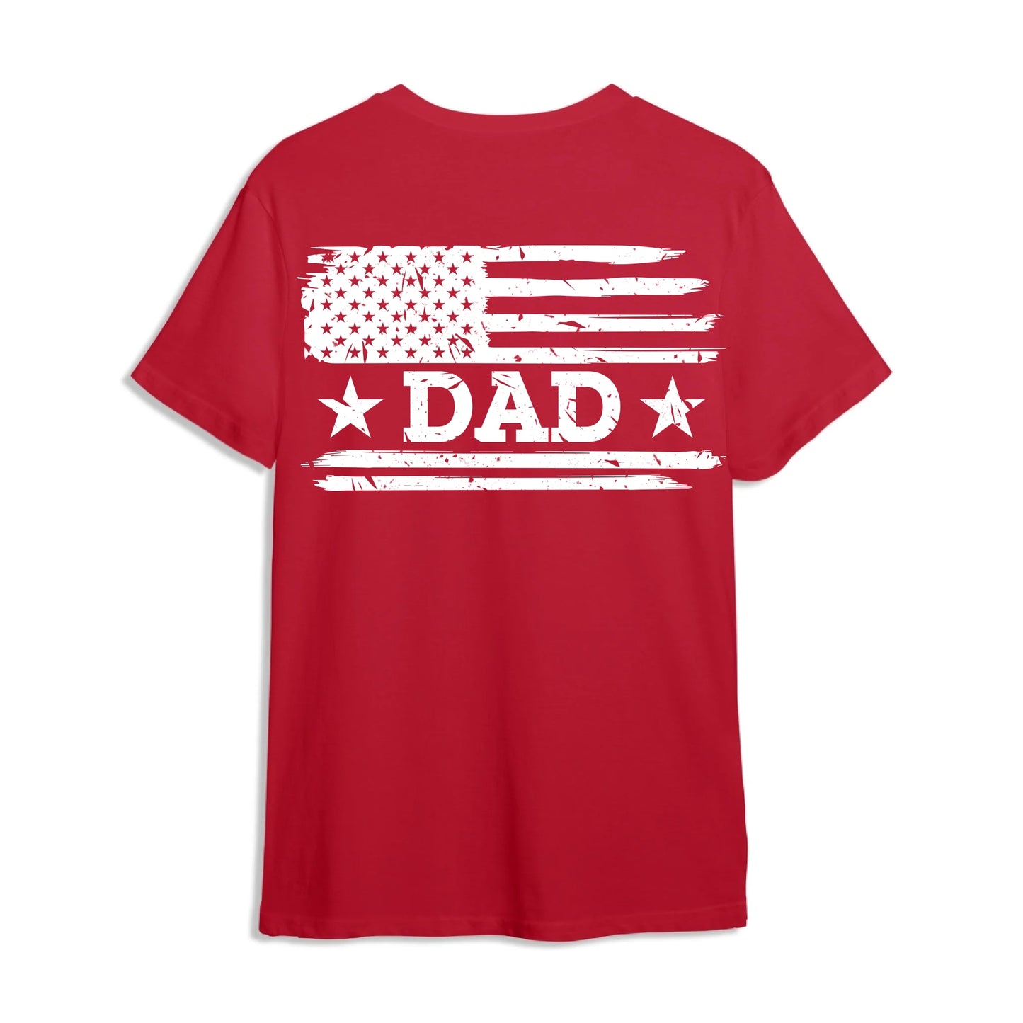 Personalized American Flag Dad & Boy, Girl T-Shirt Set – Father’s Day or Independence Day Gift Idea - Custom Choo