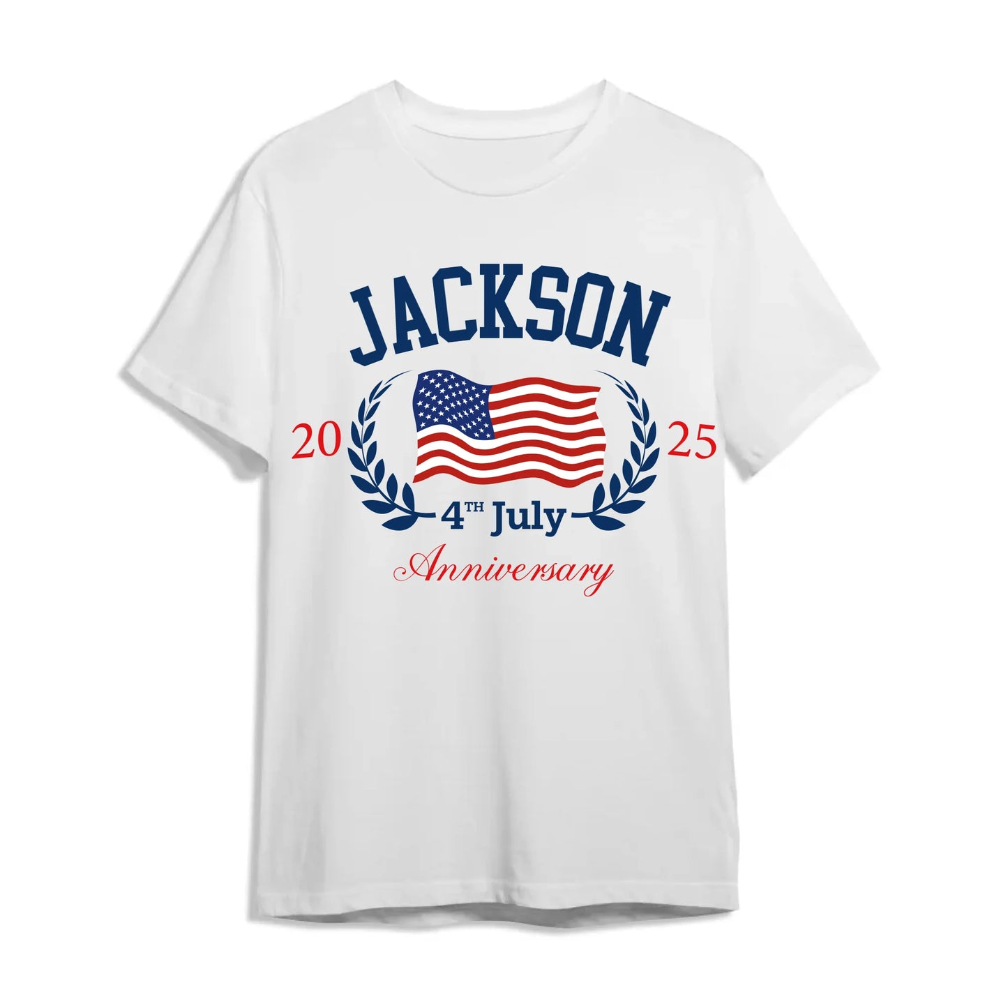 Personalized Family Reunion Shirt – 4th of July 2025 Custom Name Celebration Tee - Custom Choo
